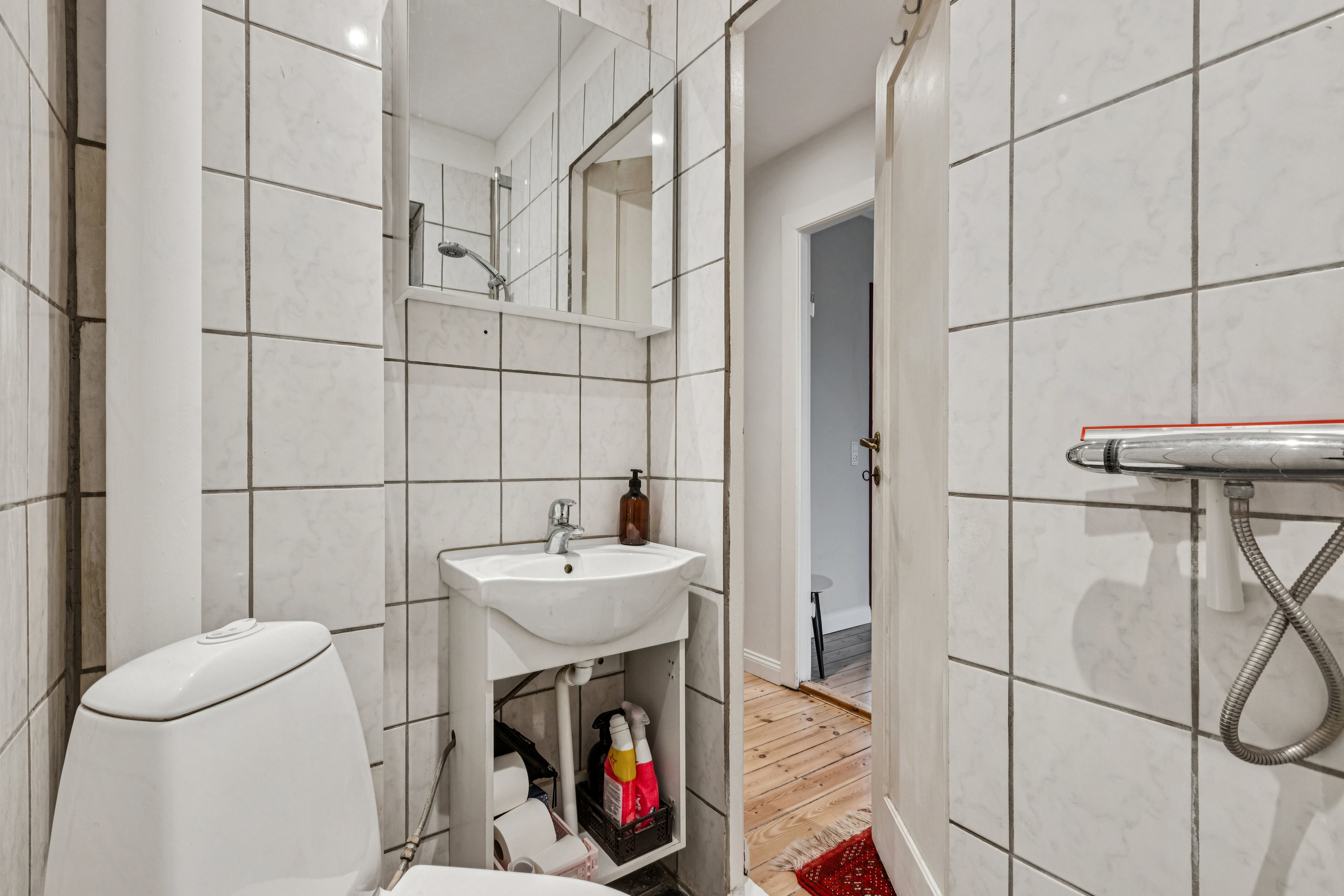 Fremhævet badeværelse billede i fuldskærmstilstand. Billede af Bremensgade 45, 3. th., 2300 København S