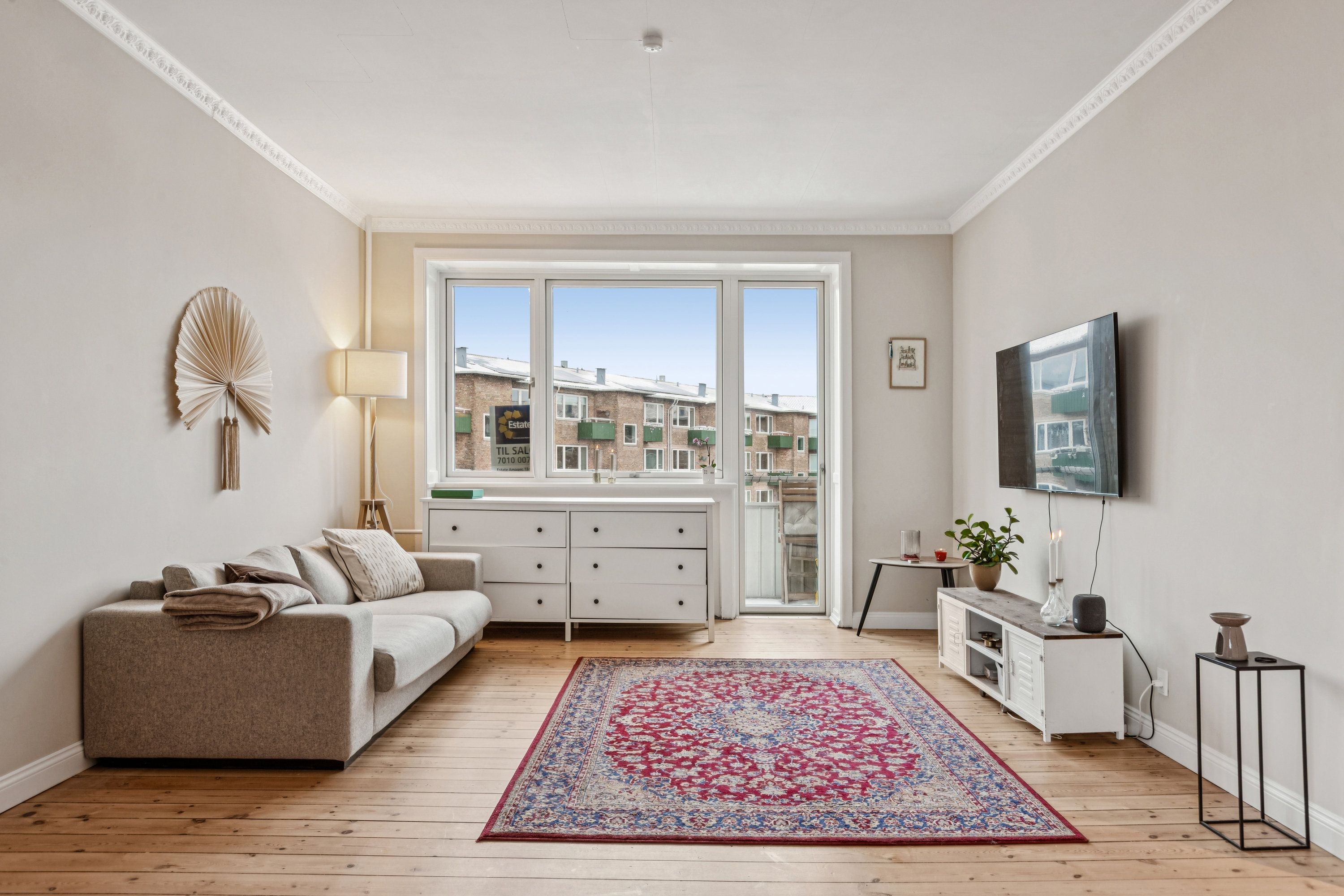 Fremhævet stue billede i fuldskærmstilstand. Billede af Bremensgade 45, 3. th., 2300 København S