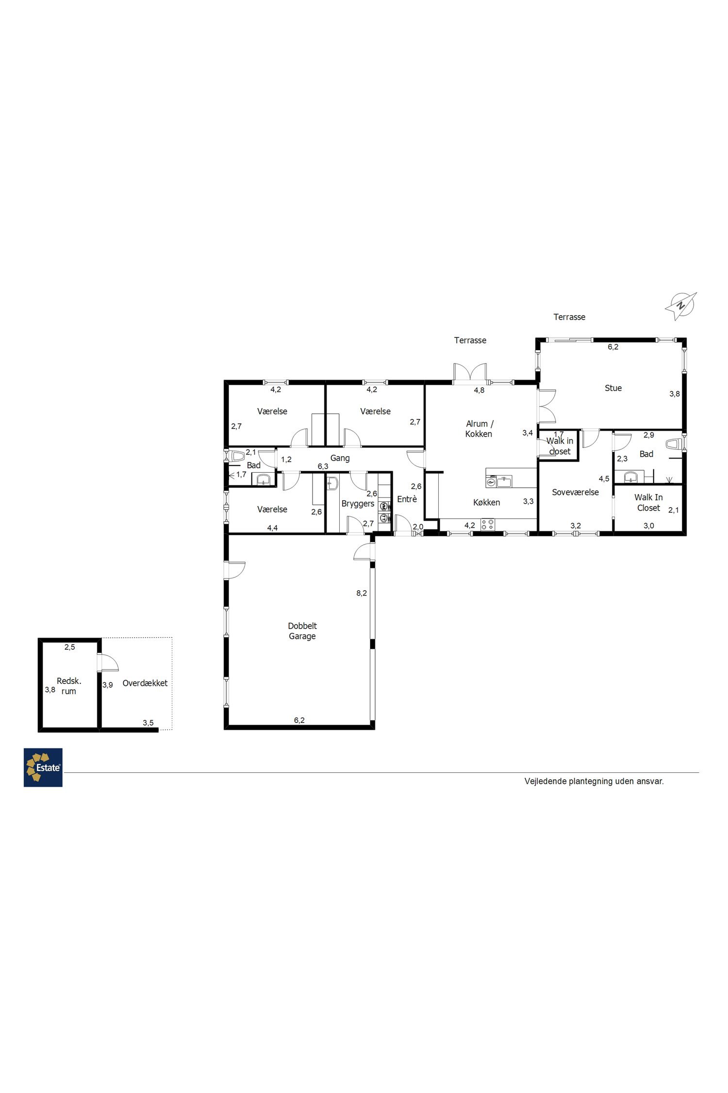 Plantegninger billede af Bænkebideren 8, 7190 Billund