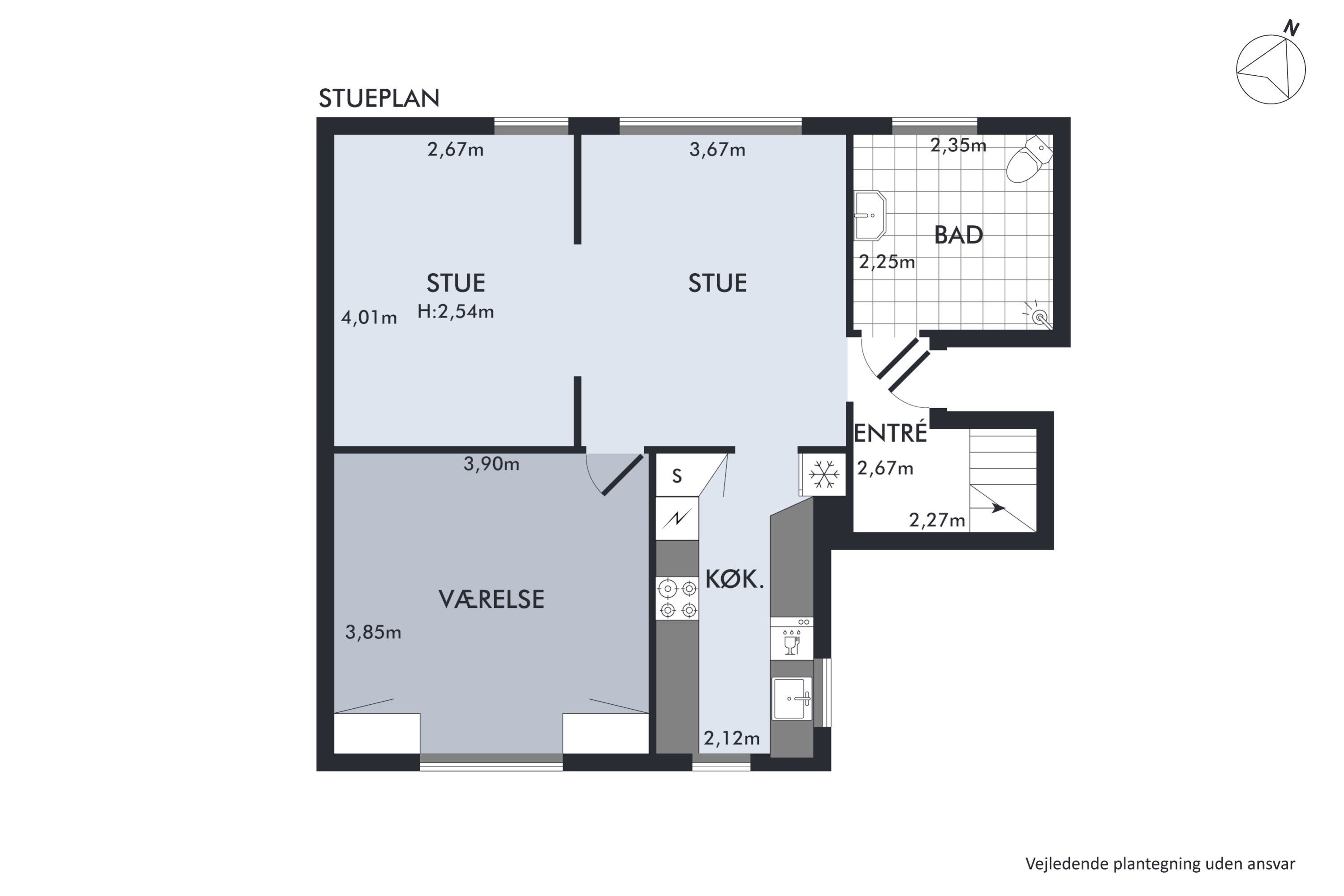 Plantegninger billede af Kongovej 12, 1., 2300 København S