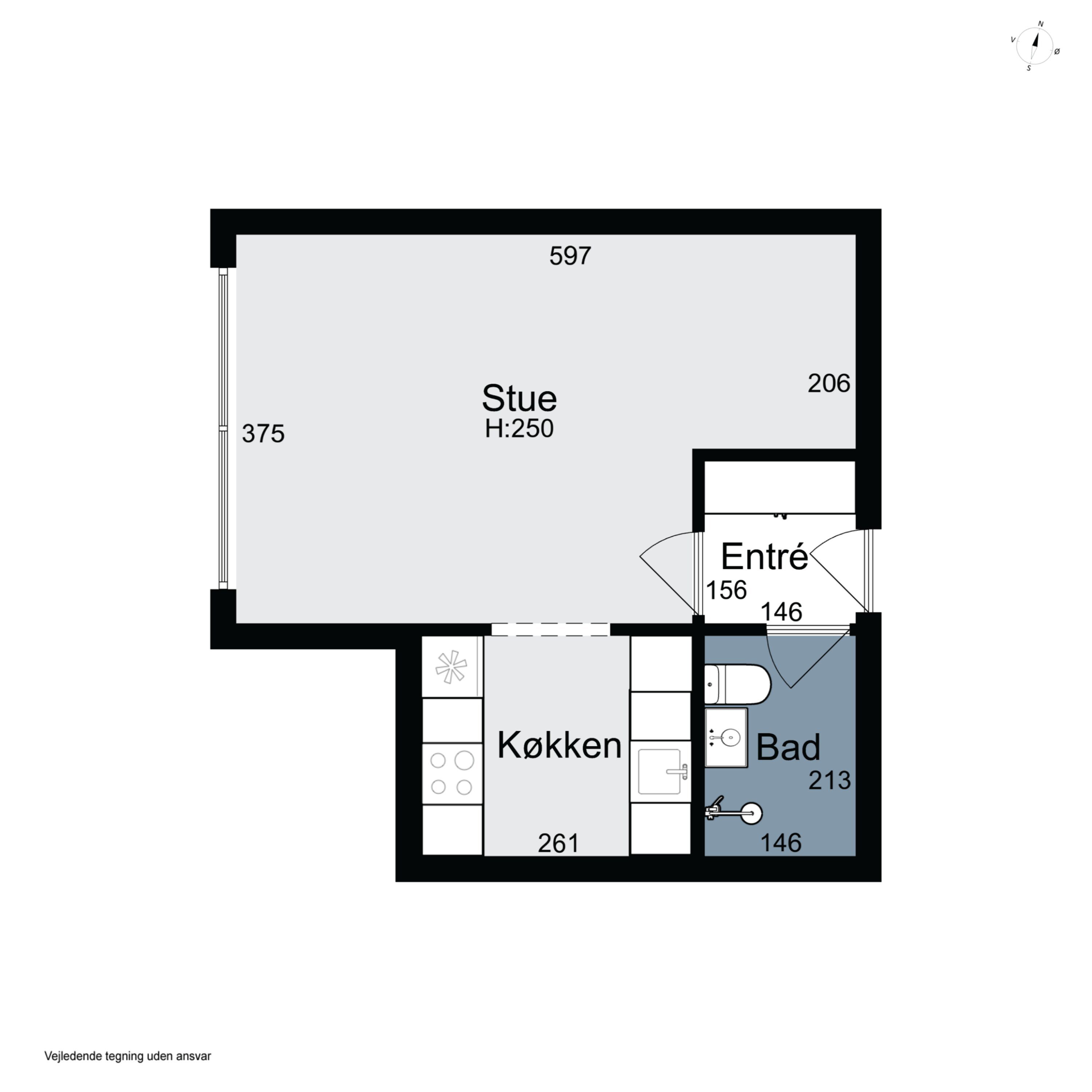 Plantegninger billede af Blåbærhaven 13, 1. mf., 2980 Kokkedal