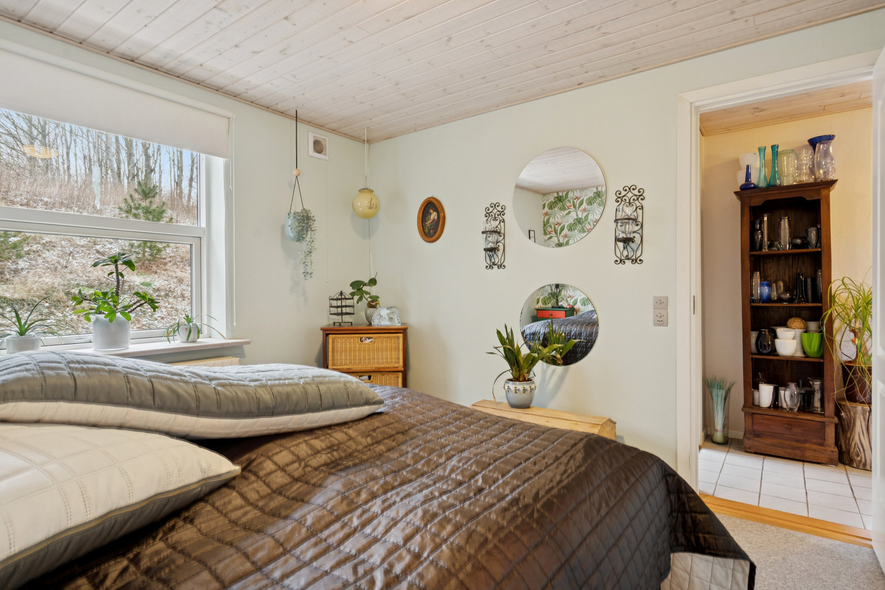 Fremhævet soveværelse billede i fuldskærmstilstand. Billede af Fyrre Alle 5, 6040 Egtved