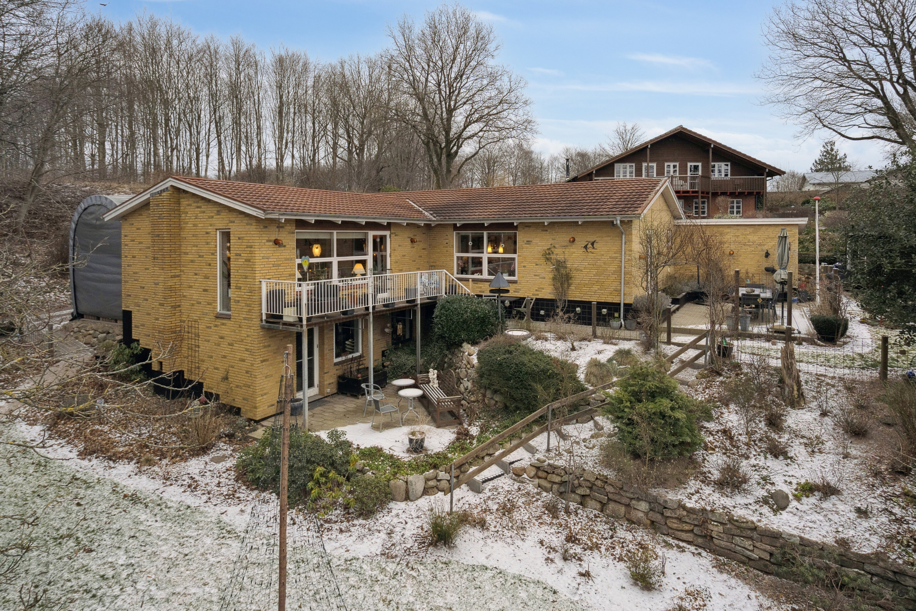 Fremhævet udsigt fra toppen billede i fuldskærmstilstand. Billede af Fyrre Alle 5, 6040 Egtved