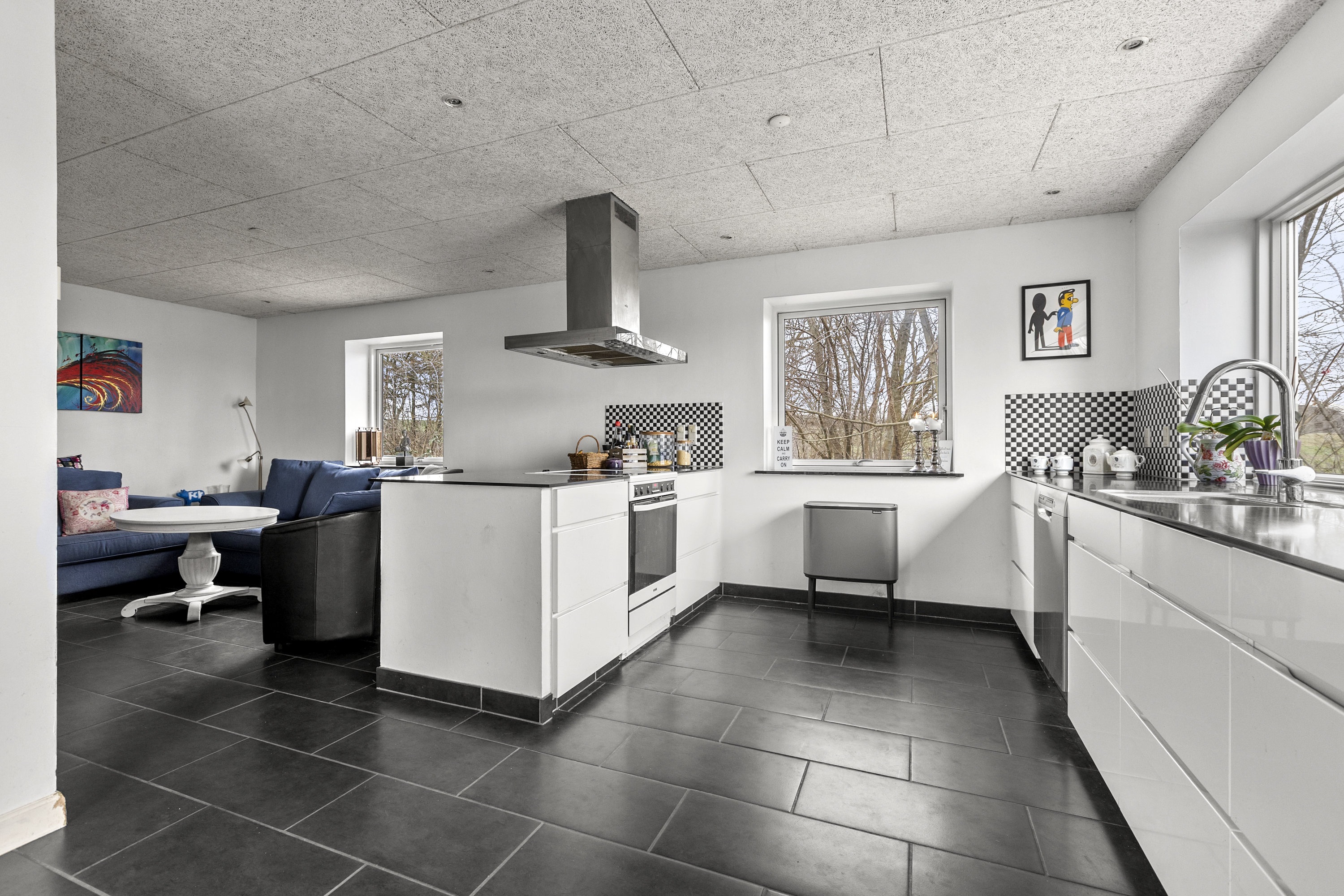 Fremhævet køkken billede i fuldskærmstilstand. Billede af Vesterbygårdvej 14, 4490 Jerslev Sjælland