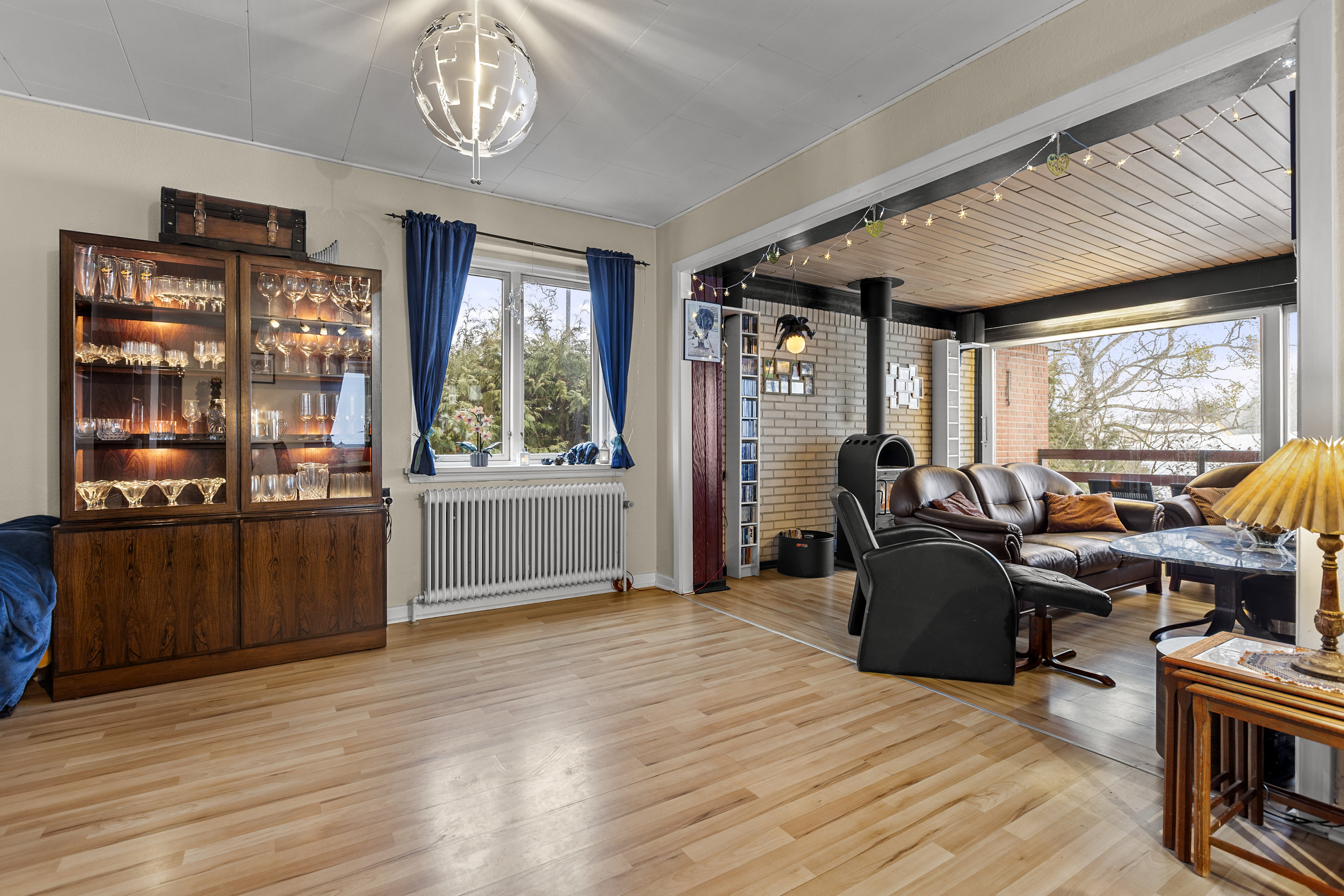 Fremhævet stue billede i fuldskærmstilstand. Billede af Roskildevej 442, Ortved, 4100 Ringsted