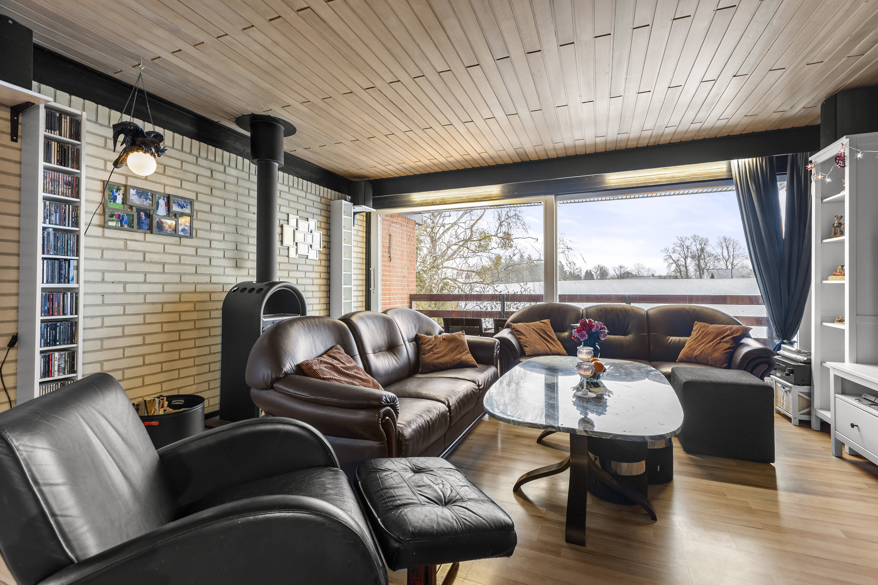 Fremhævet stue billede i fuldskærmstilstand. Billede af Roskildevej 442, Ortved, 4100 Ringsted