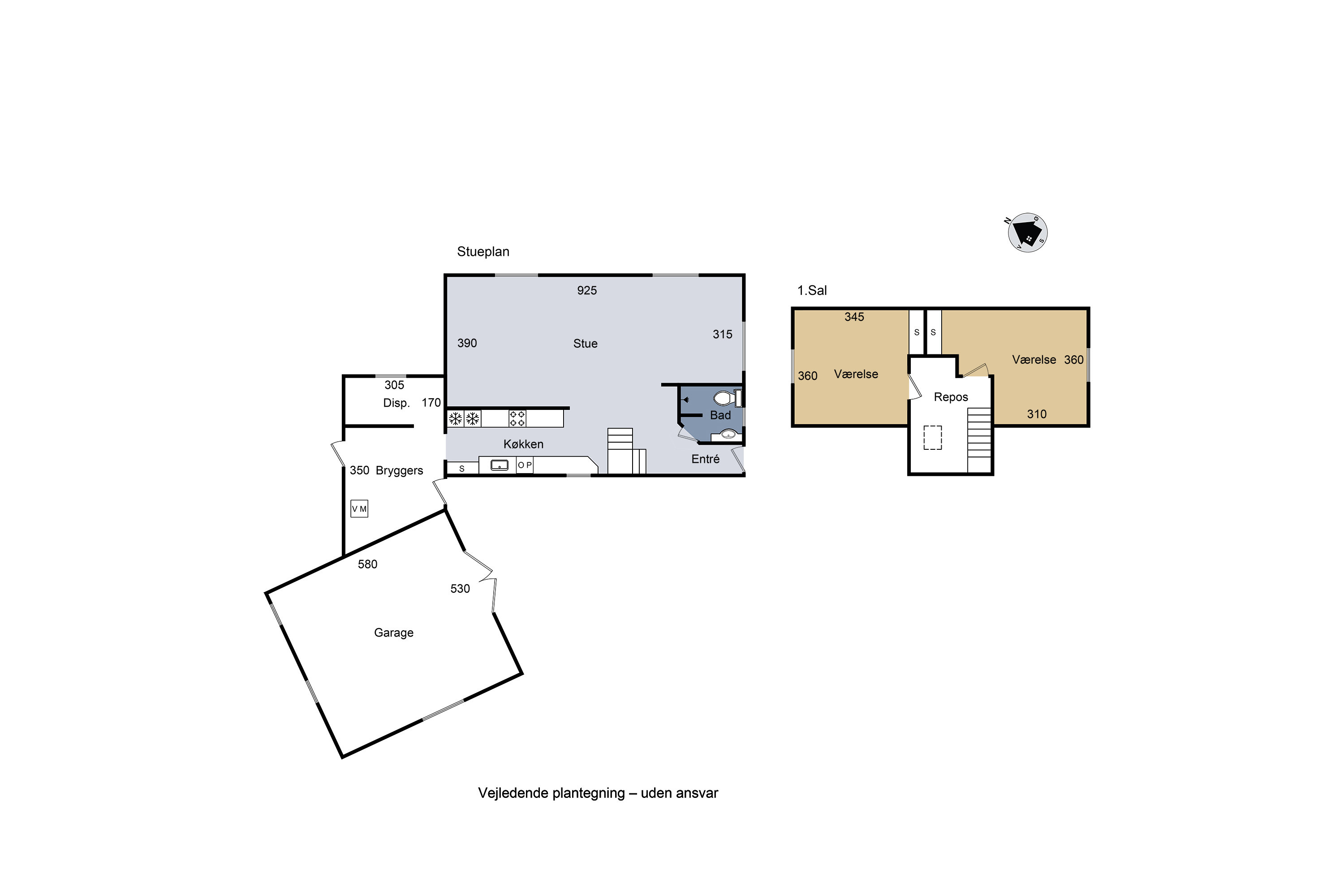 Plantegninger billede af Haslevvej 250, 4100 Ringsted