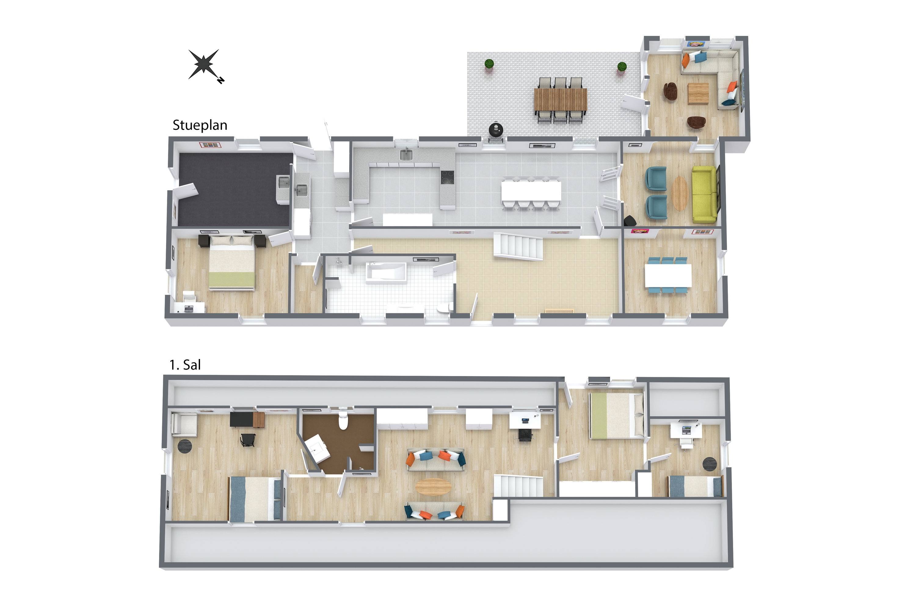 Plantegninger billede af Rakkebyvej 361, Rakkeby, 9800 Hjørring