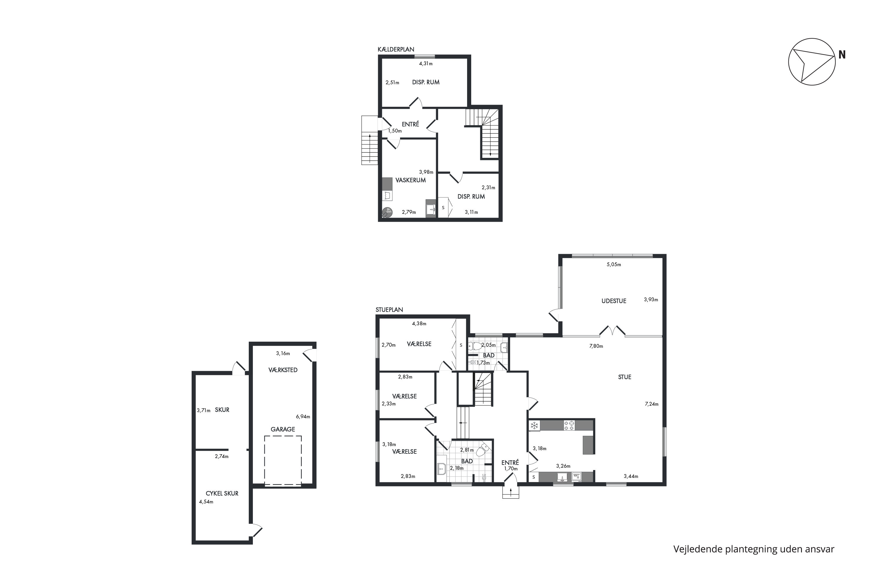Plantegninger billede af Slåenvænget 3, 5856 Ryslinge