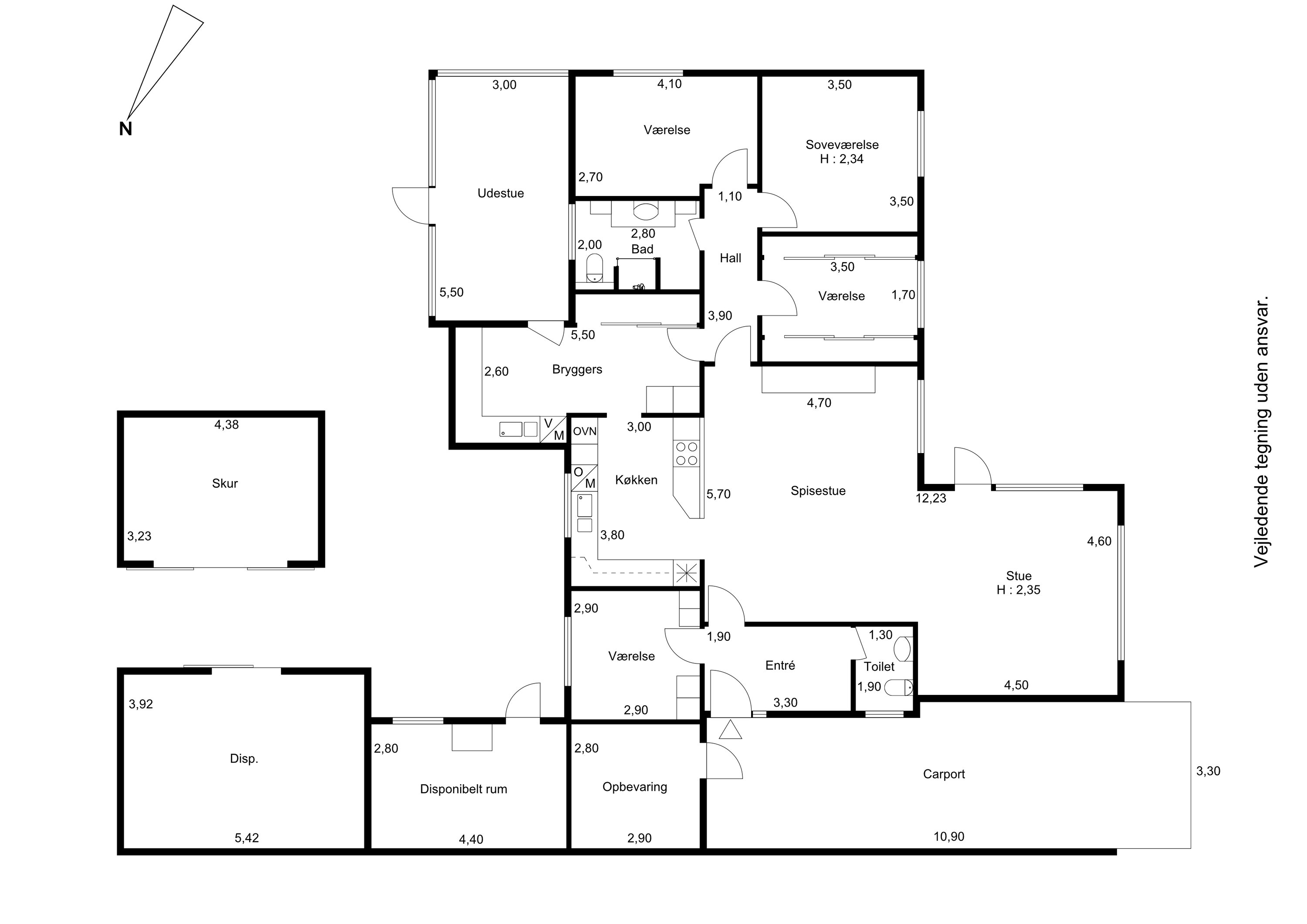 Plantegninger billede af Engvangsvej 39, Strøby Egede, 4600 Køge