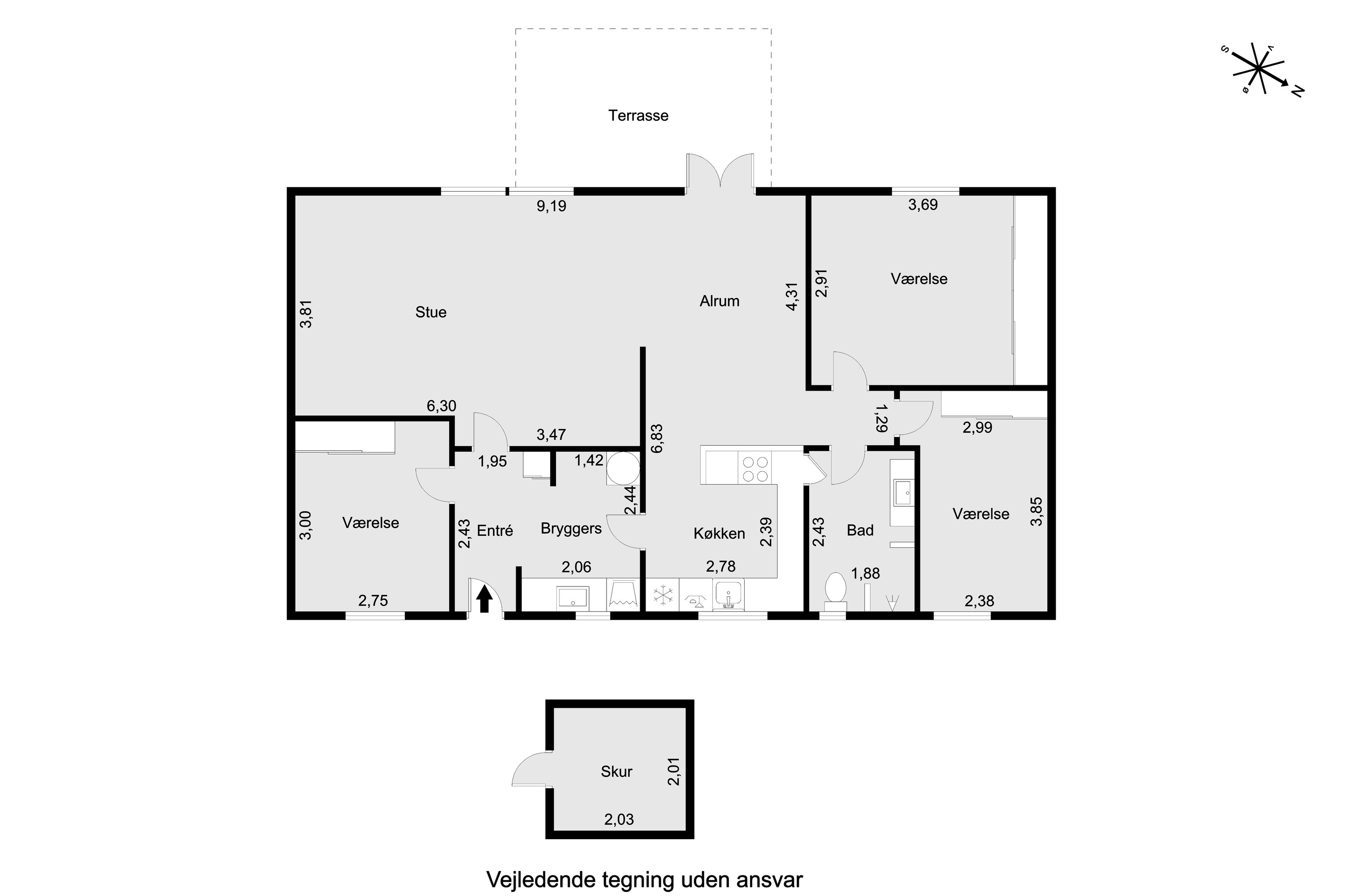 Plantegninger billede af Bøgehaven 45, 8520 Lystrup