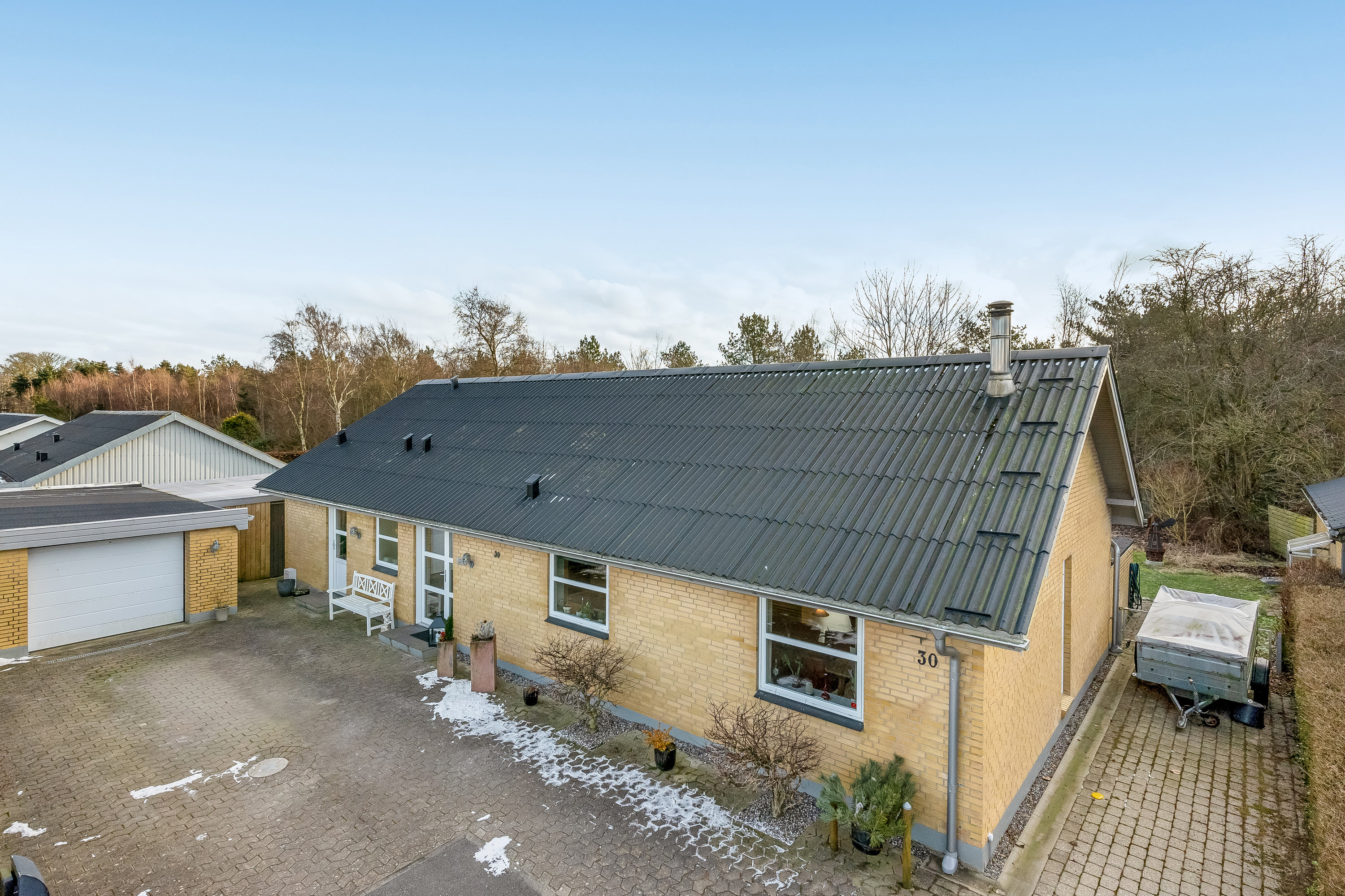 Fremhævet ejendommen billede i fuldskærmstilstand. Billede af Bisgårdvej 30, Hvam Mejeriby, 7500 Holstebro