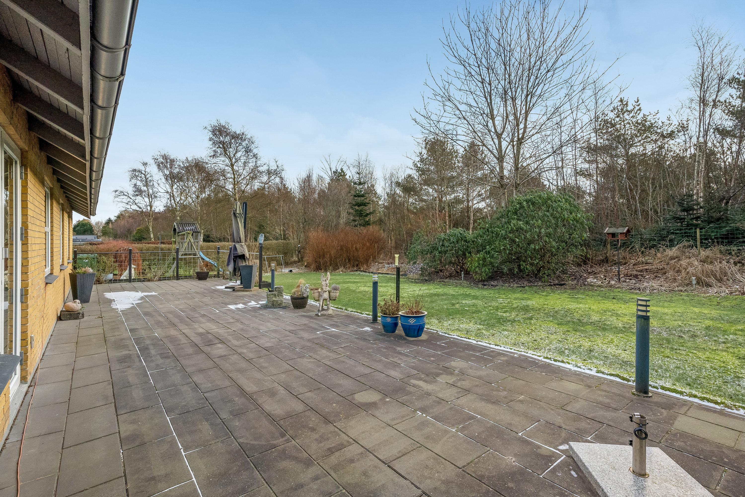 Fremhævet terrasse billede i fuldskærmstilstand. Billede af Bisgårdvej 30, Hvam Mejeriby, 7500 Holstebro