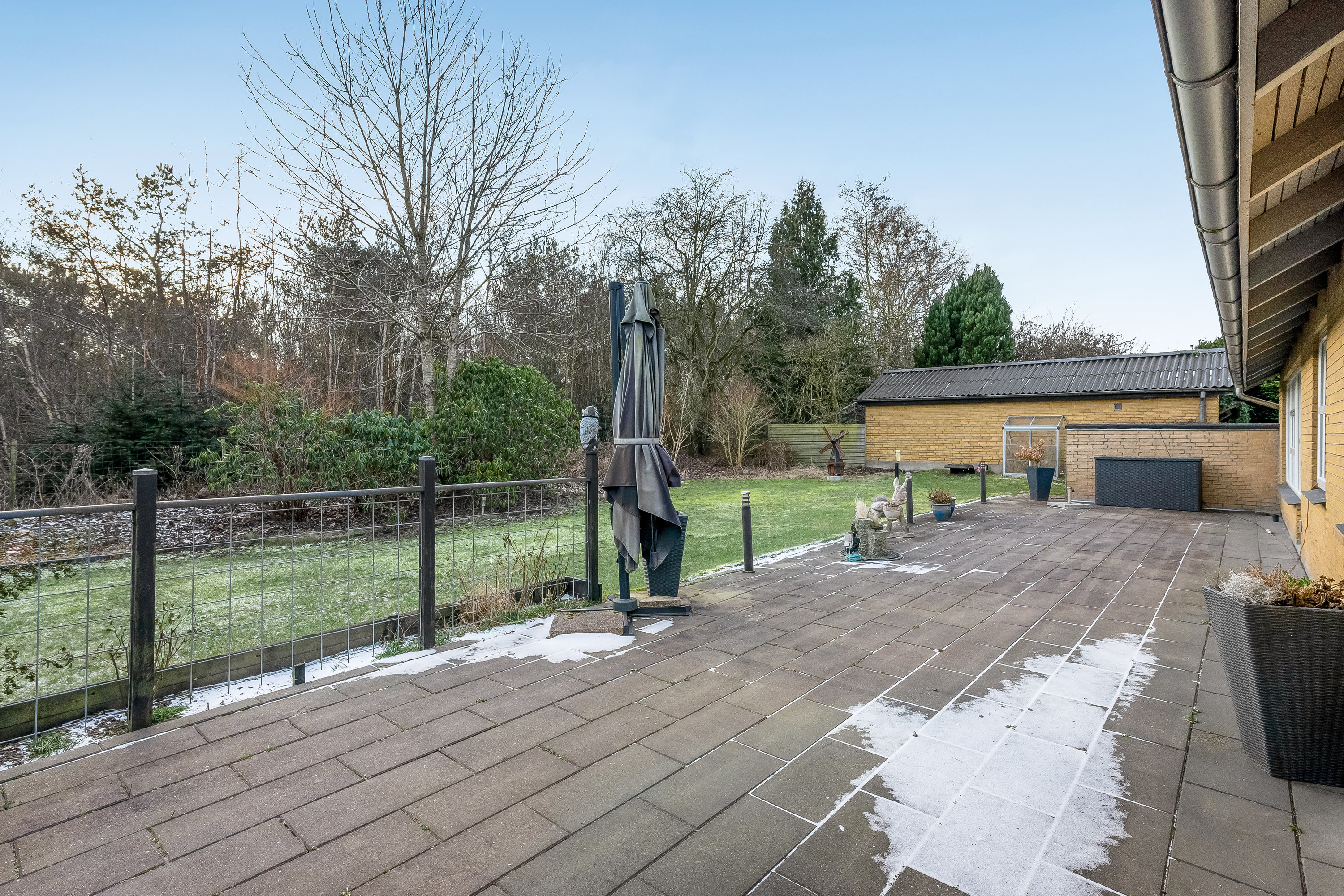 Fremhævet terrasse billede i fuldskærmstilstand. Billede af Bisgårdvej 30, Hvam Mejeriby, 7500 Holstebro