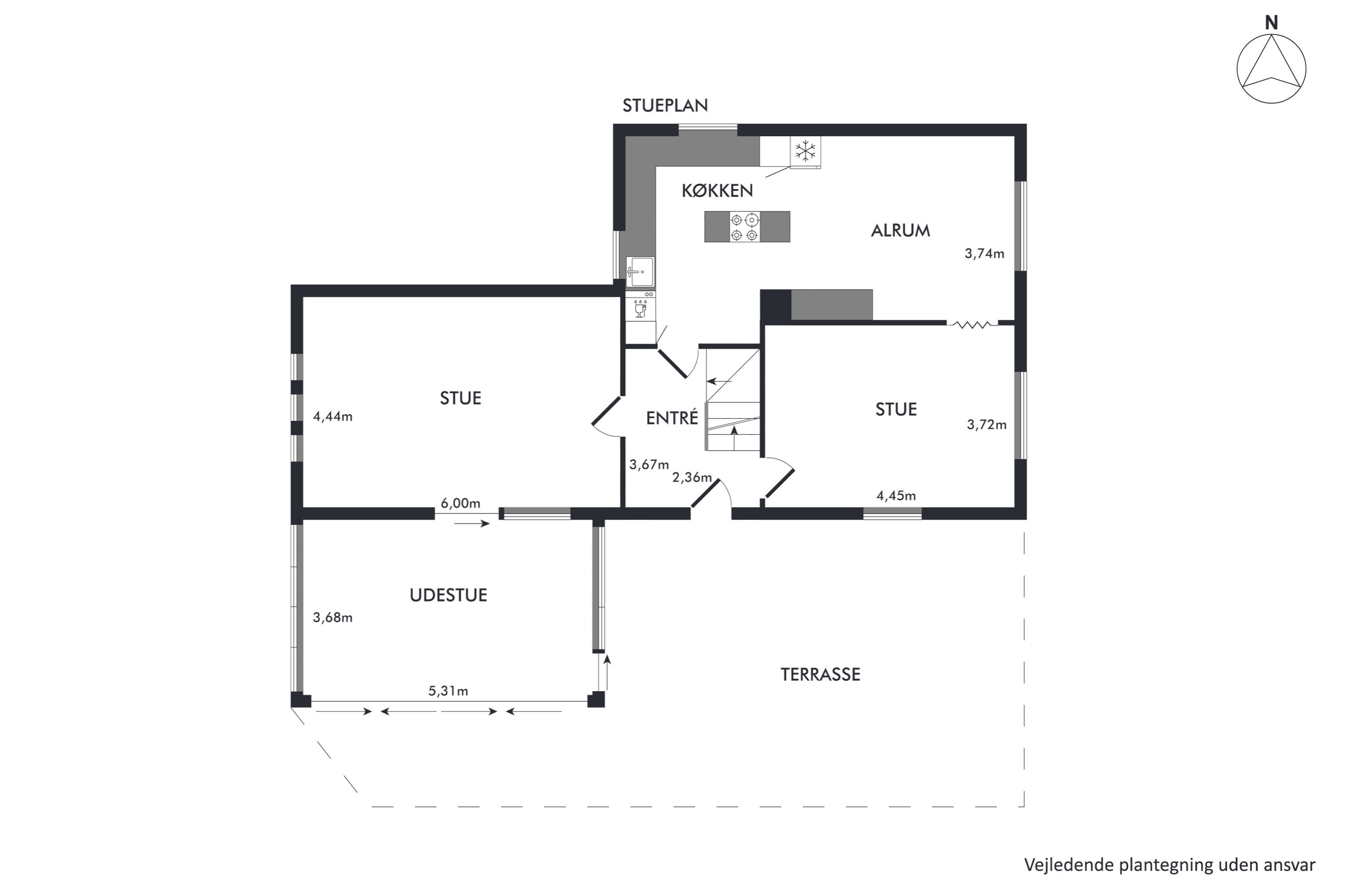 Plantegninger billede af Holstebrovej 50, 8800 Viborg
