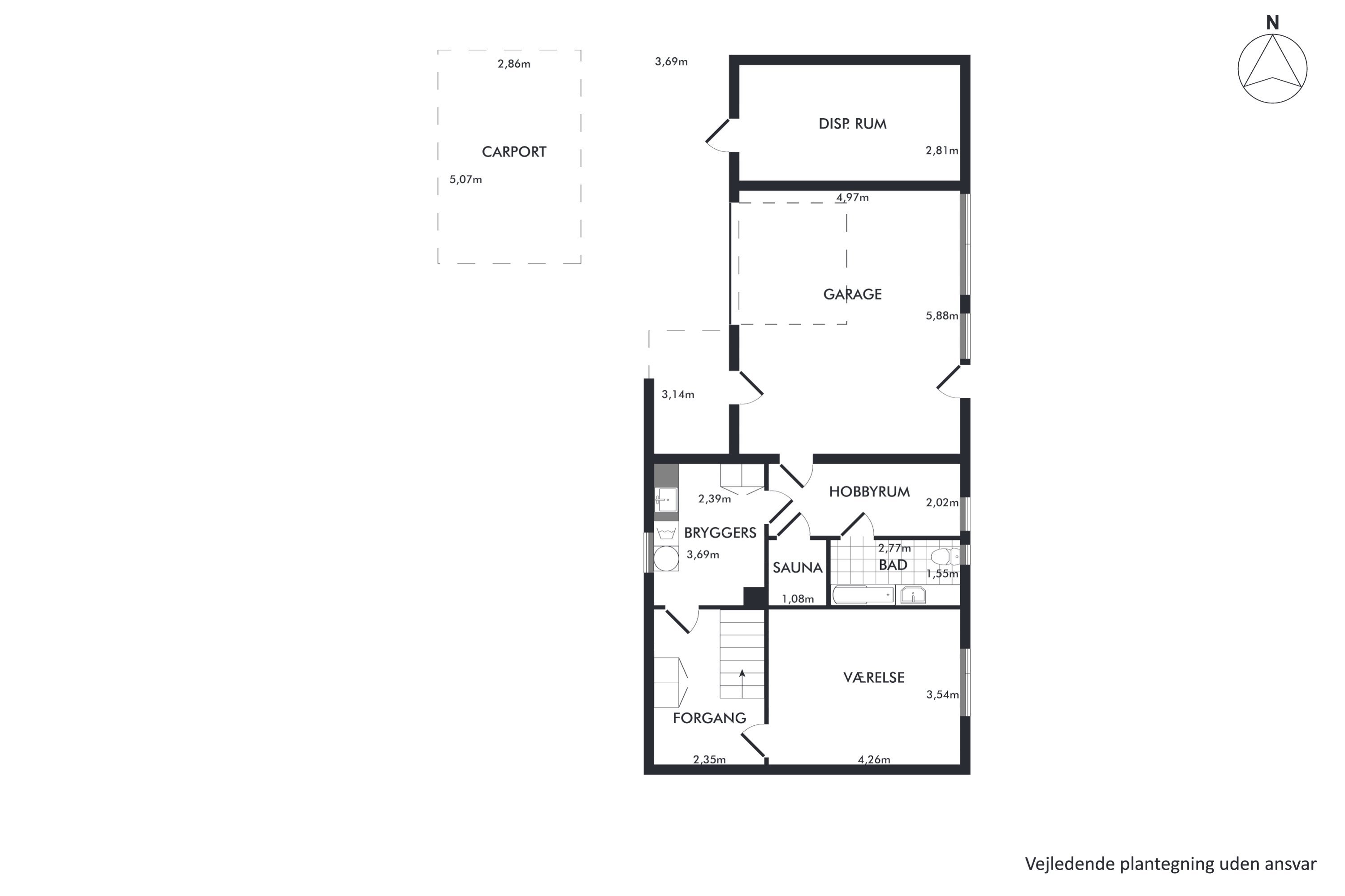 Plantegninger billede af Holstebrovej 50, 8800 Viborg