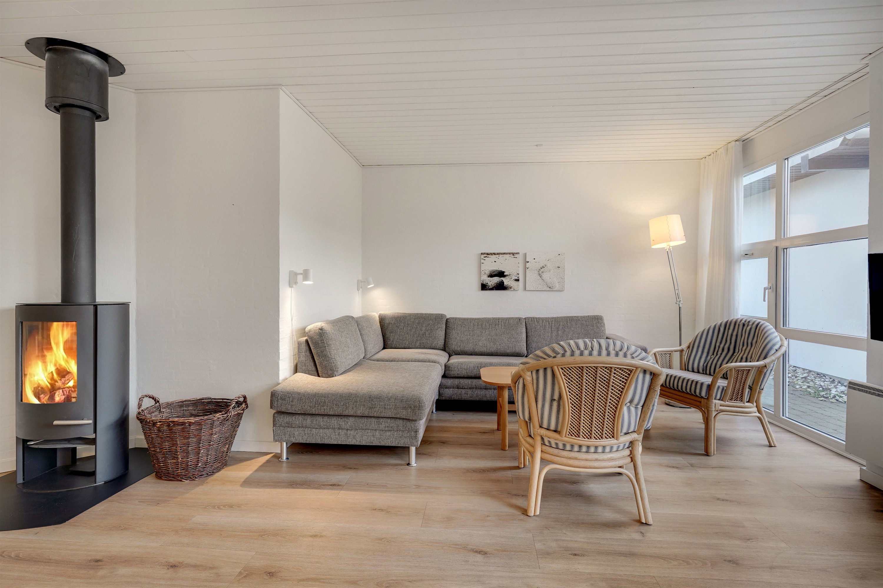 Fremhævet stue billede i fuldskærmstilstand. Billede af Hovej 4A, 64., 6857 Blåvand