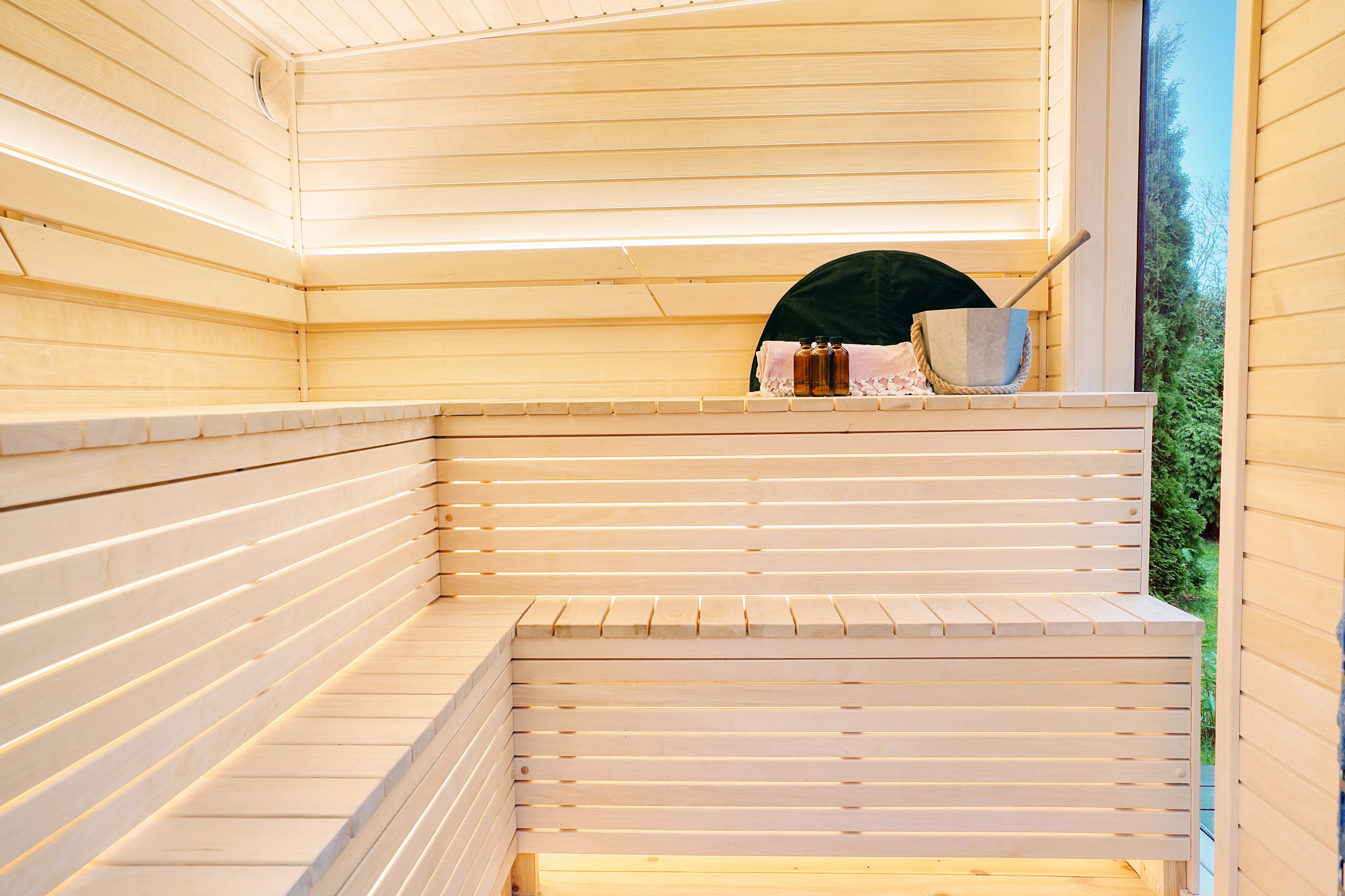 Fremhævet sauna billede i fuldskærmstilstand. Billede af Ellevej 6, 3400 Hillerød