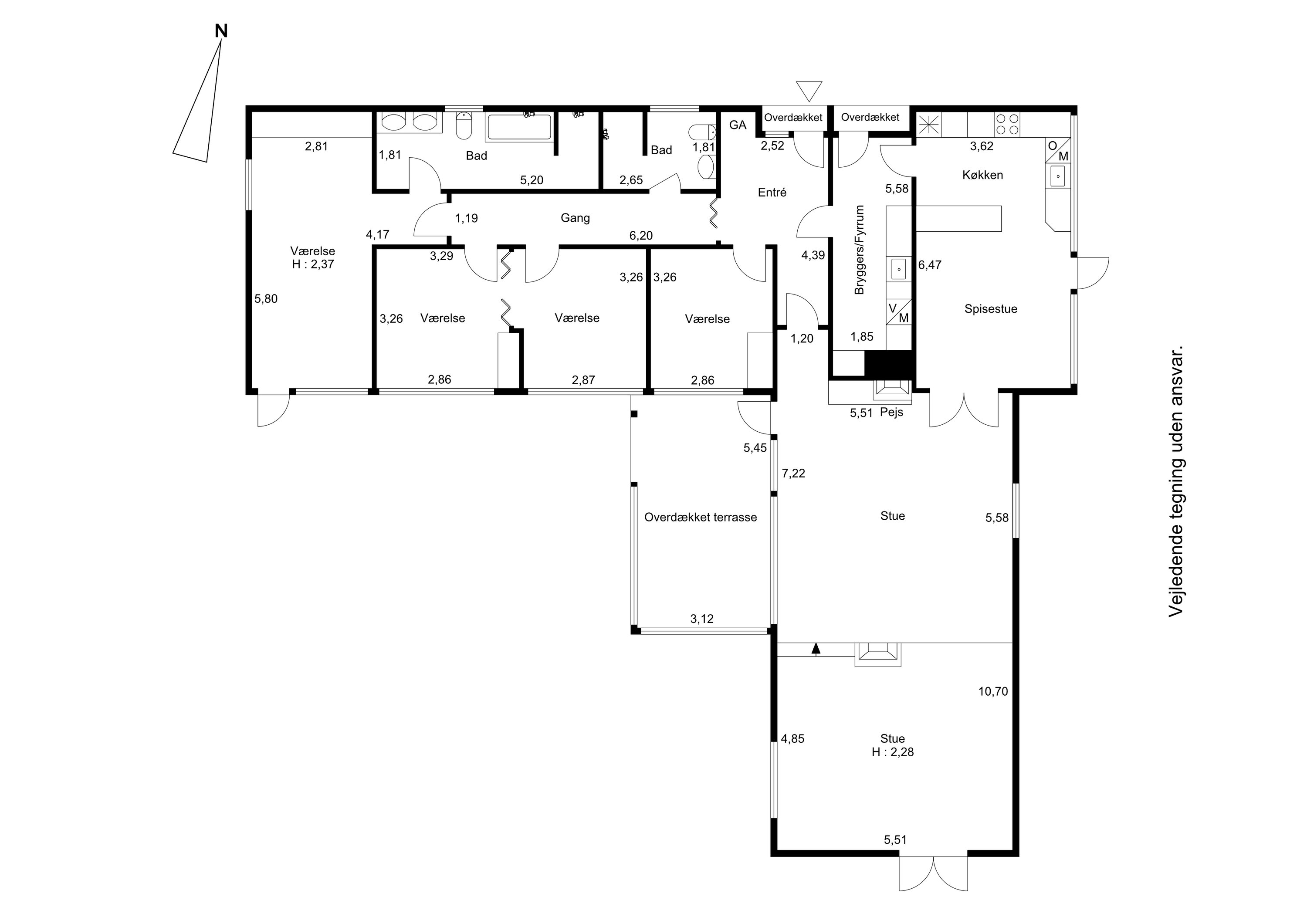 Plantegninger billede af Magnoliavej 33, Strøby Egede, 4600 Køge