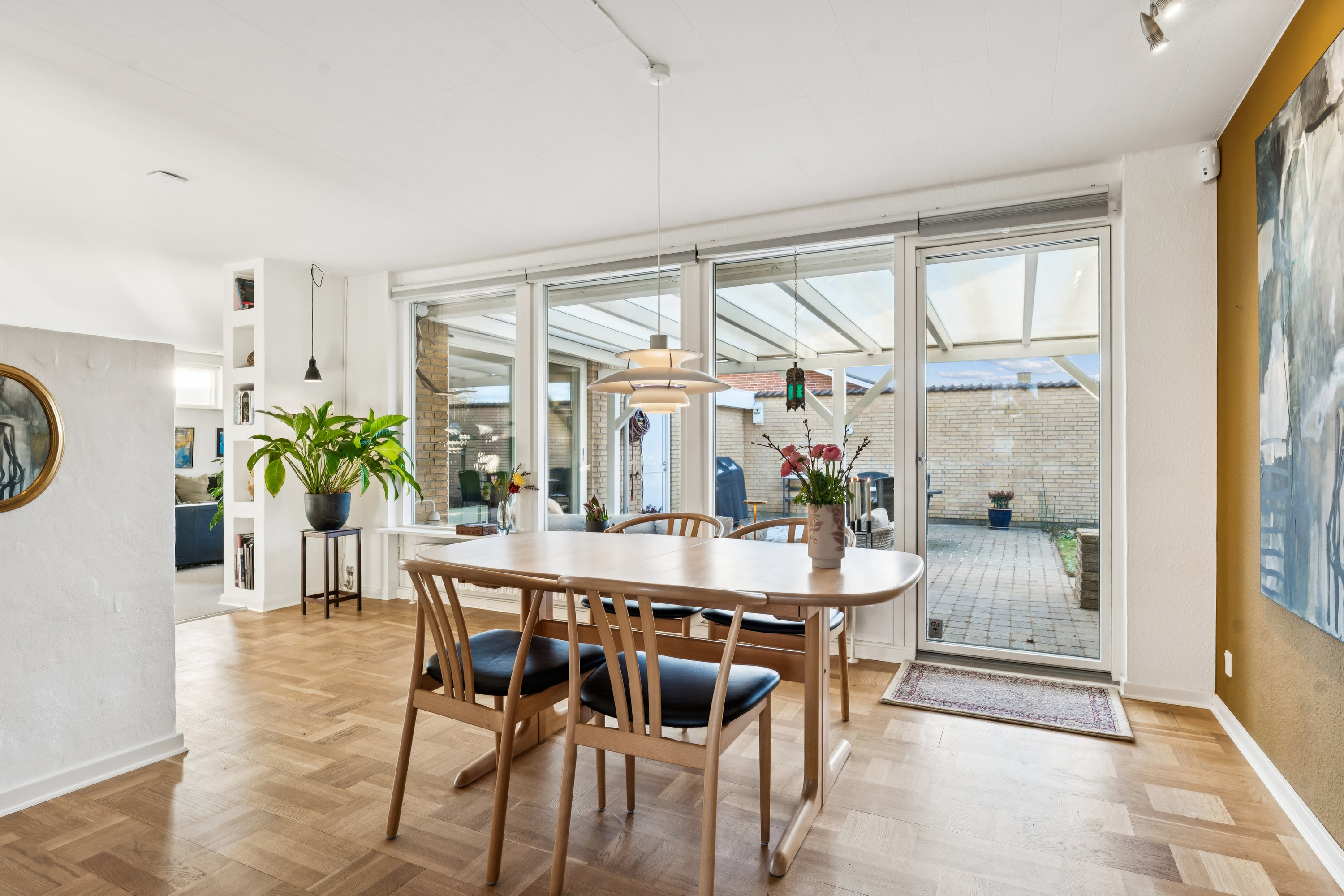 Fremhævet stue billede i fuldskærmstilstand. Billede af Aprilvej 14, Torsted, 8700 Horsens