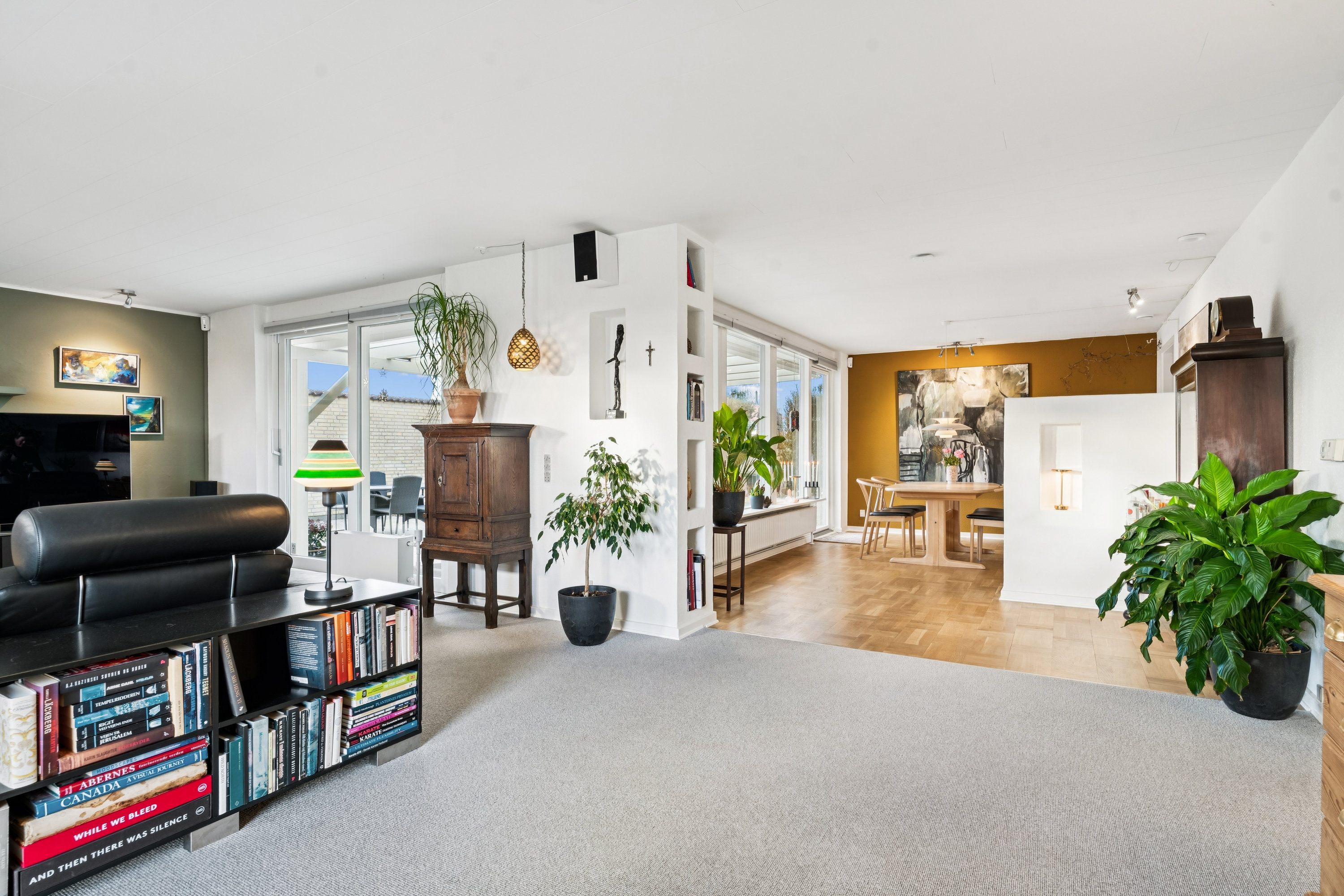 Fremhævet stue billede i fuldskærmstilstand. Billede af Aprilvej 14, Torsted, 8700 Horsens