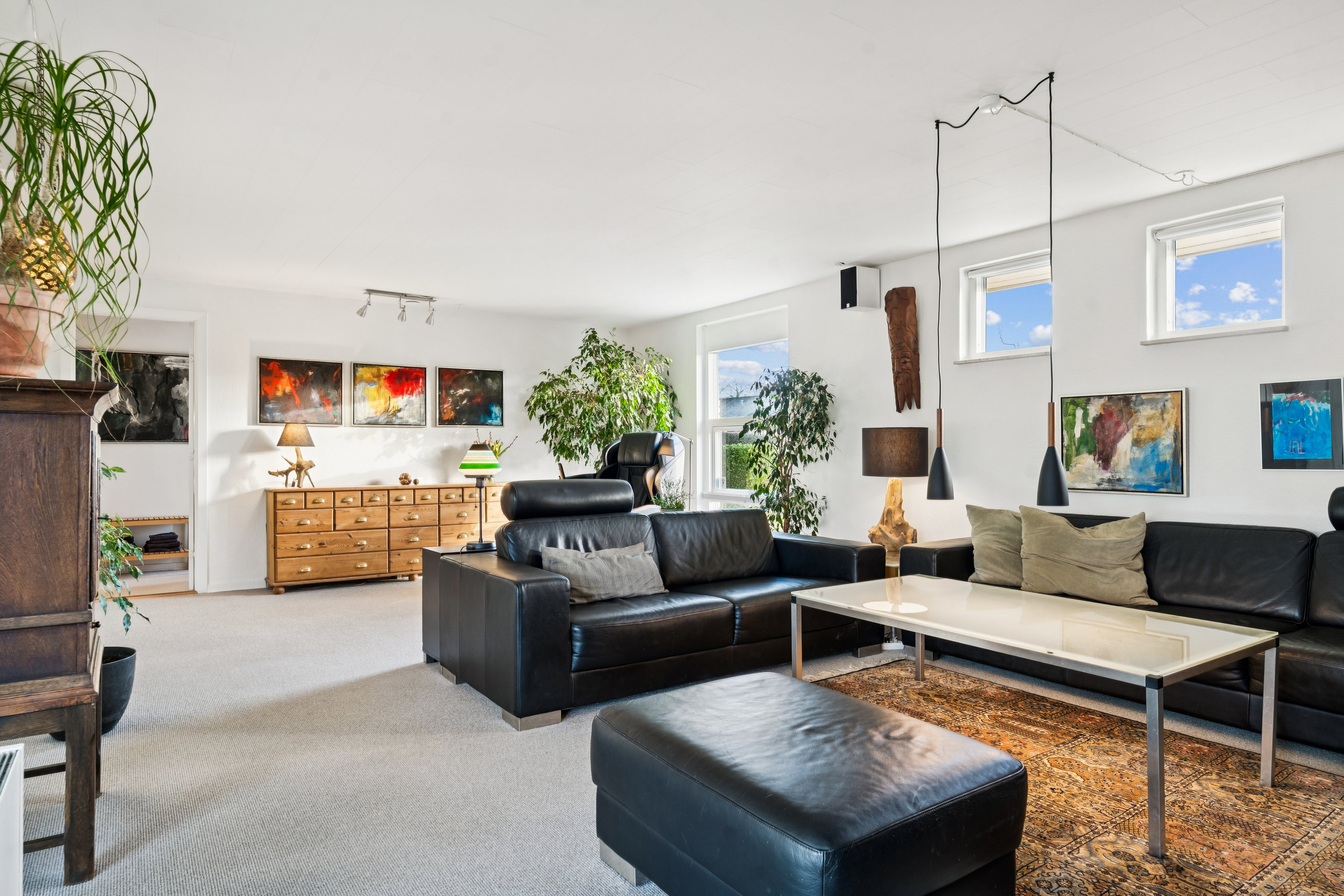 Fremhævet stue billede i fuldskærmstilstand. Billede af Aprilvej 14, Torsted, 8700 Horsens