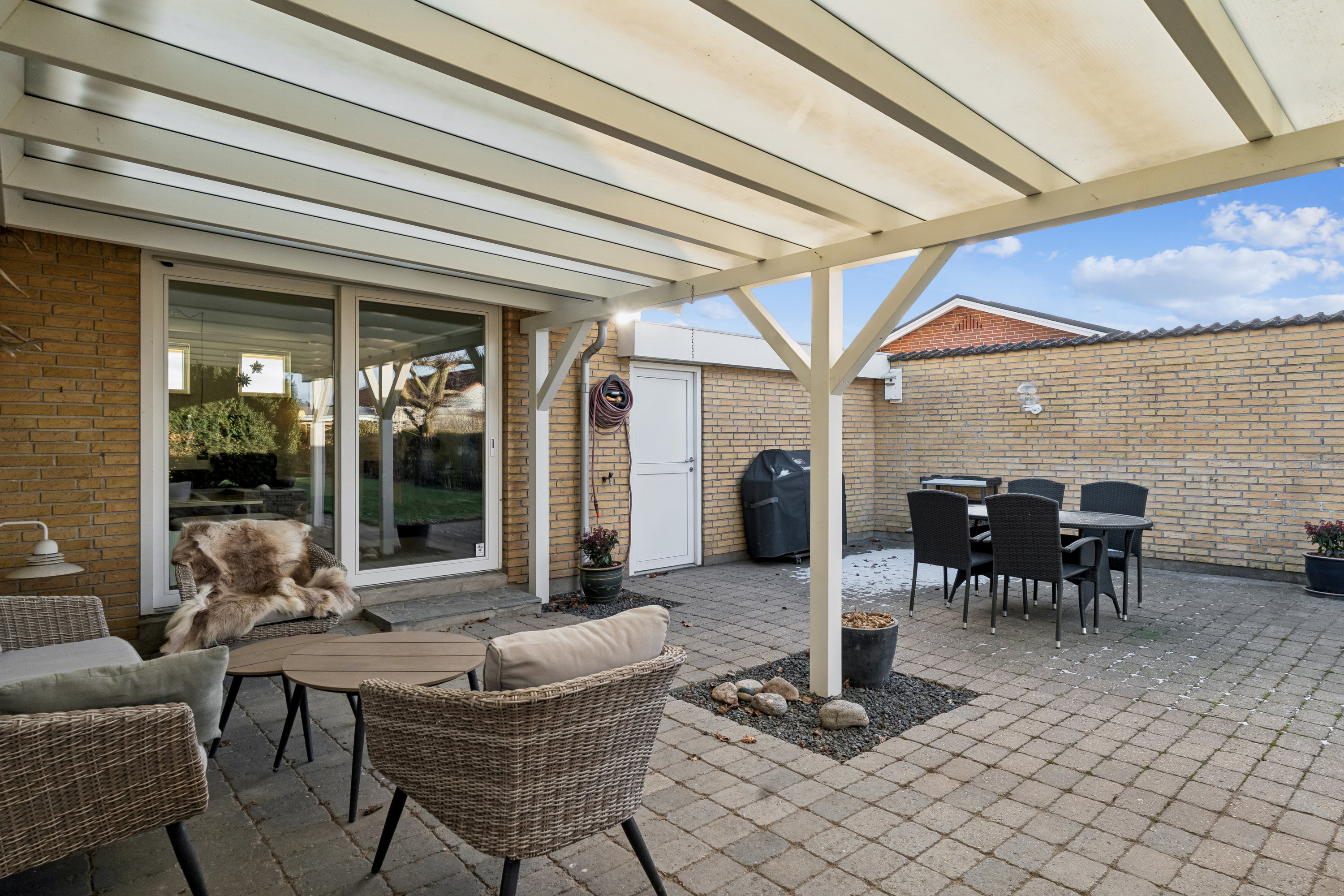 Fremhævet terrasse billede i fuldskærmstilstand. Billede af Aprilvej 14, Torsted, 8700 Horsens