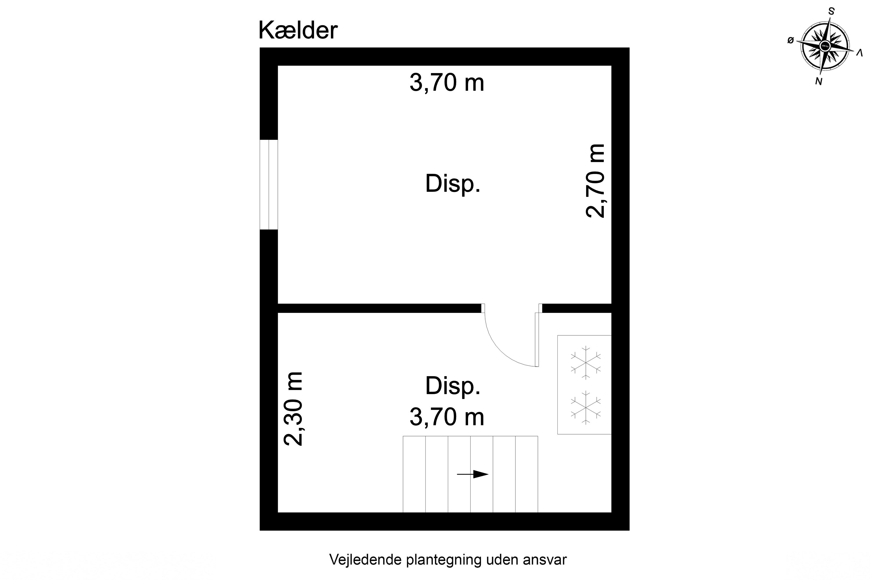 Plantegninger billede af Vestergade 4, 5960 Marstal