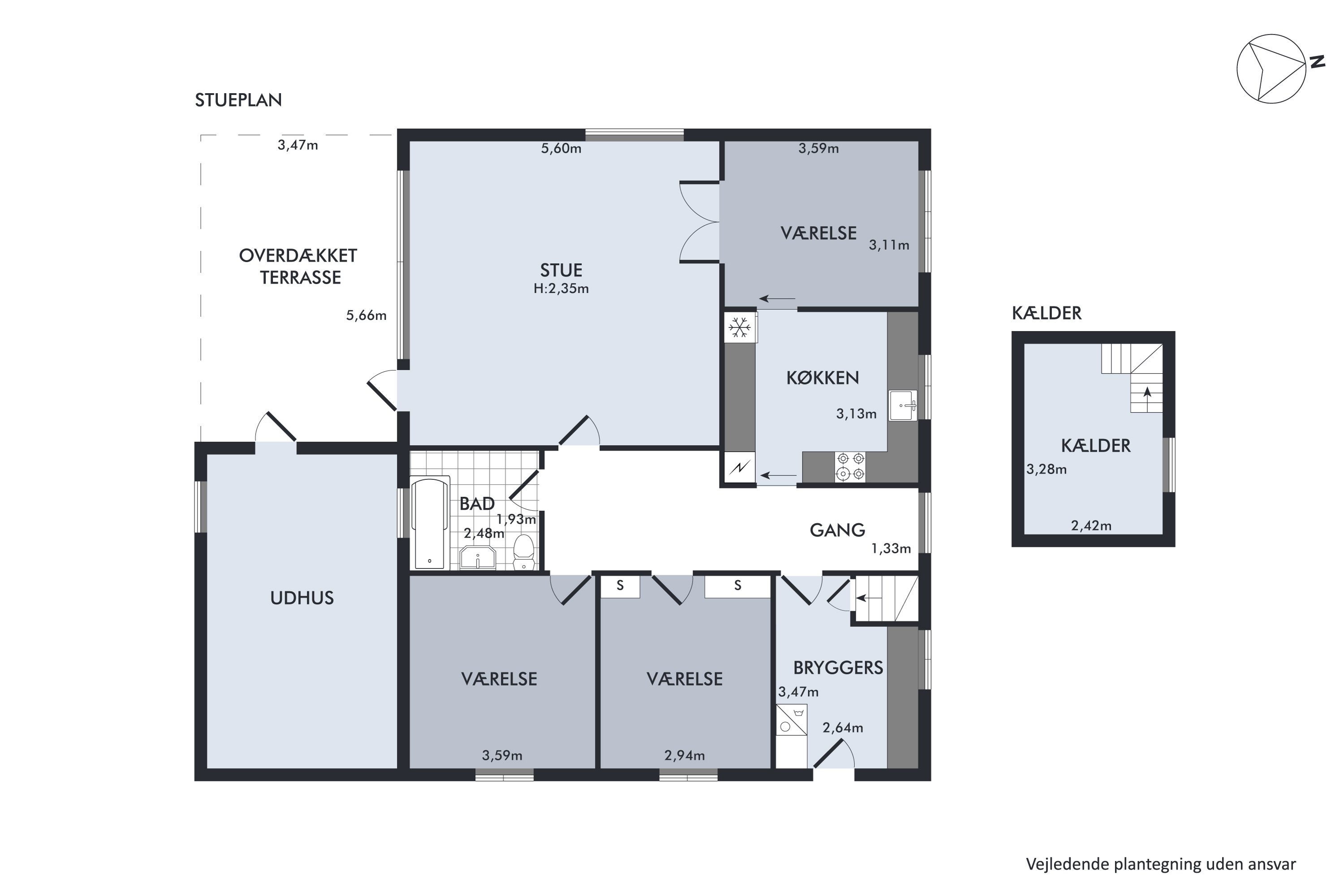 Fremhævet  billede i fuldskærmstilstand. Billede af Skårupvej 25, Klejtrup, 9500 Hobro
