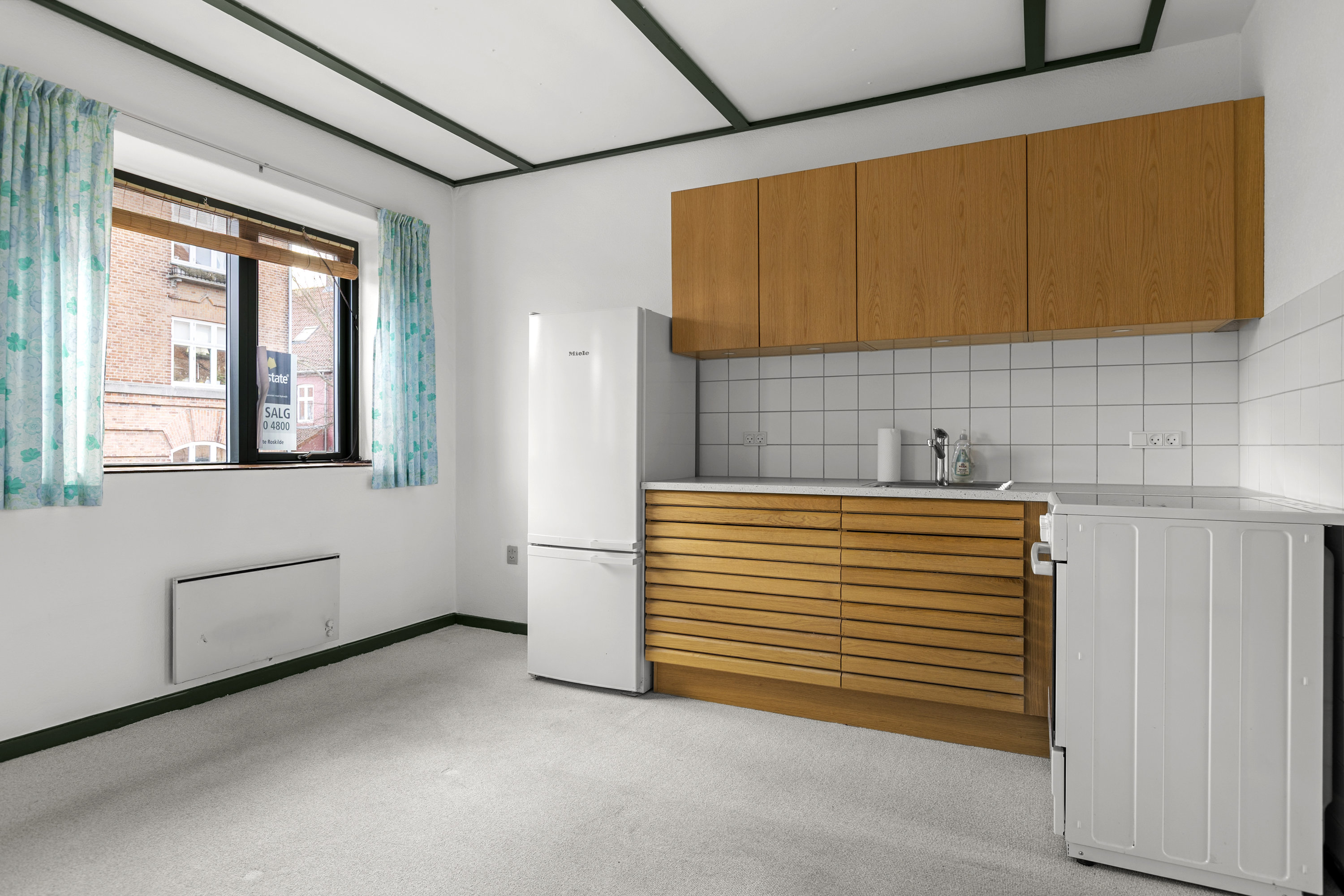 Fremhævet køkken billede i fuldskærmstilstand. Billede af Asylgade 46, 1. 13., 4000 Roskilde