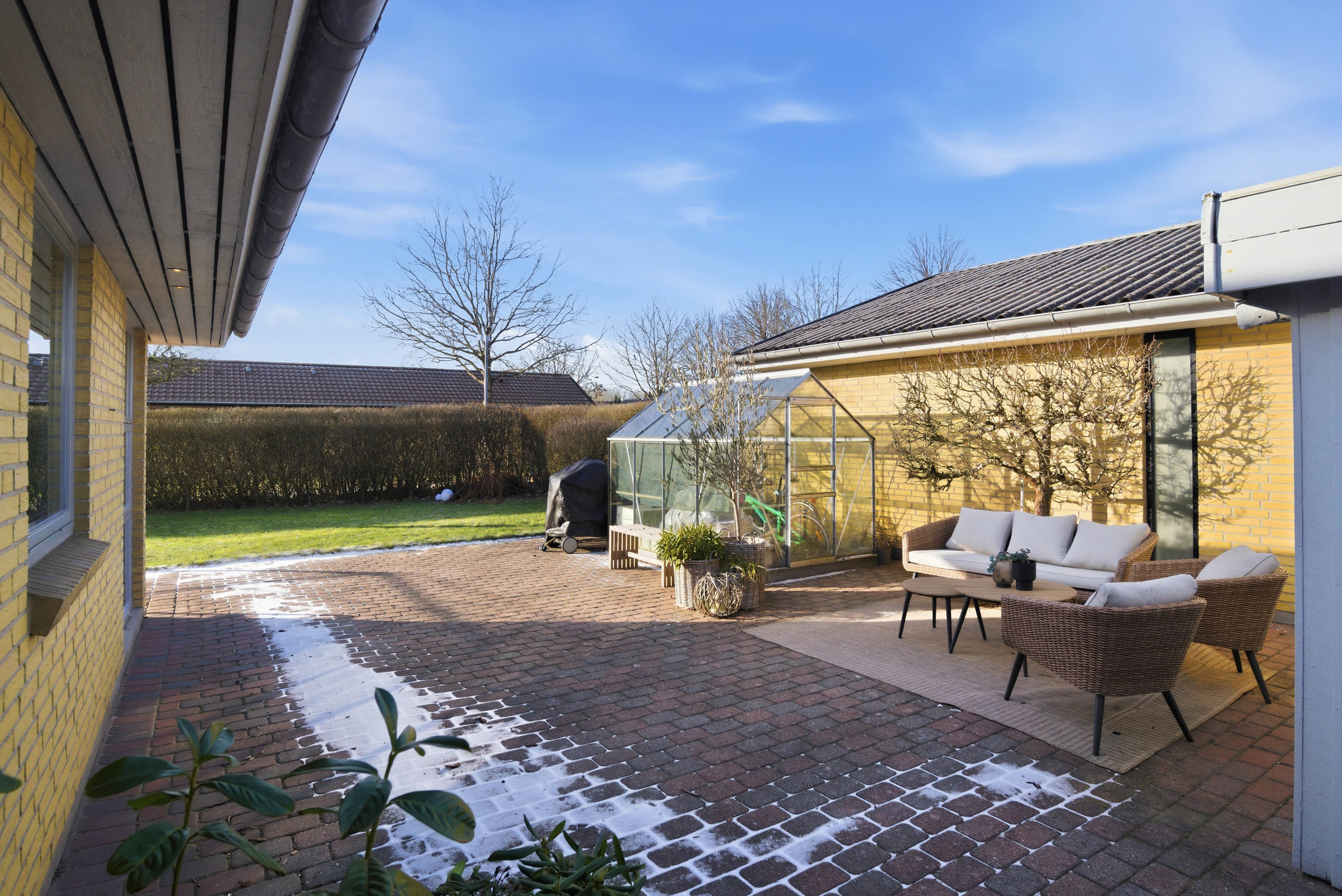 Fremhævet terrasse billede i fuldskærmstilstand. Billede af Hartmannsvej 105, 7500 Holstebro