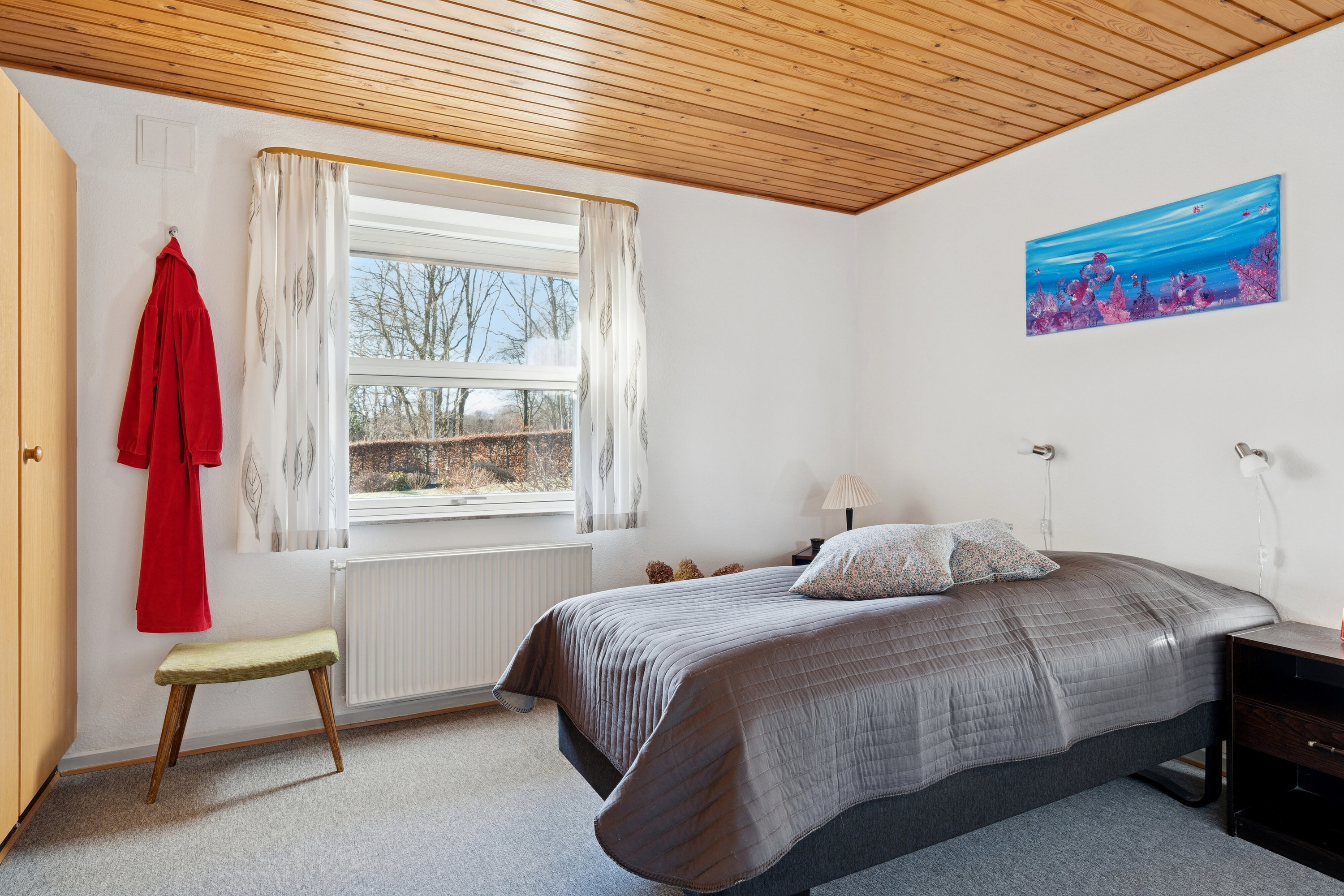 Fremhævet soveværelse billede i fuldskærmstilstand. Billede af Æblehaven 116, 6040 Egtved