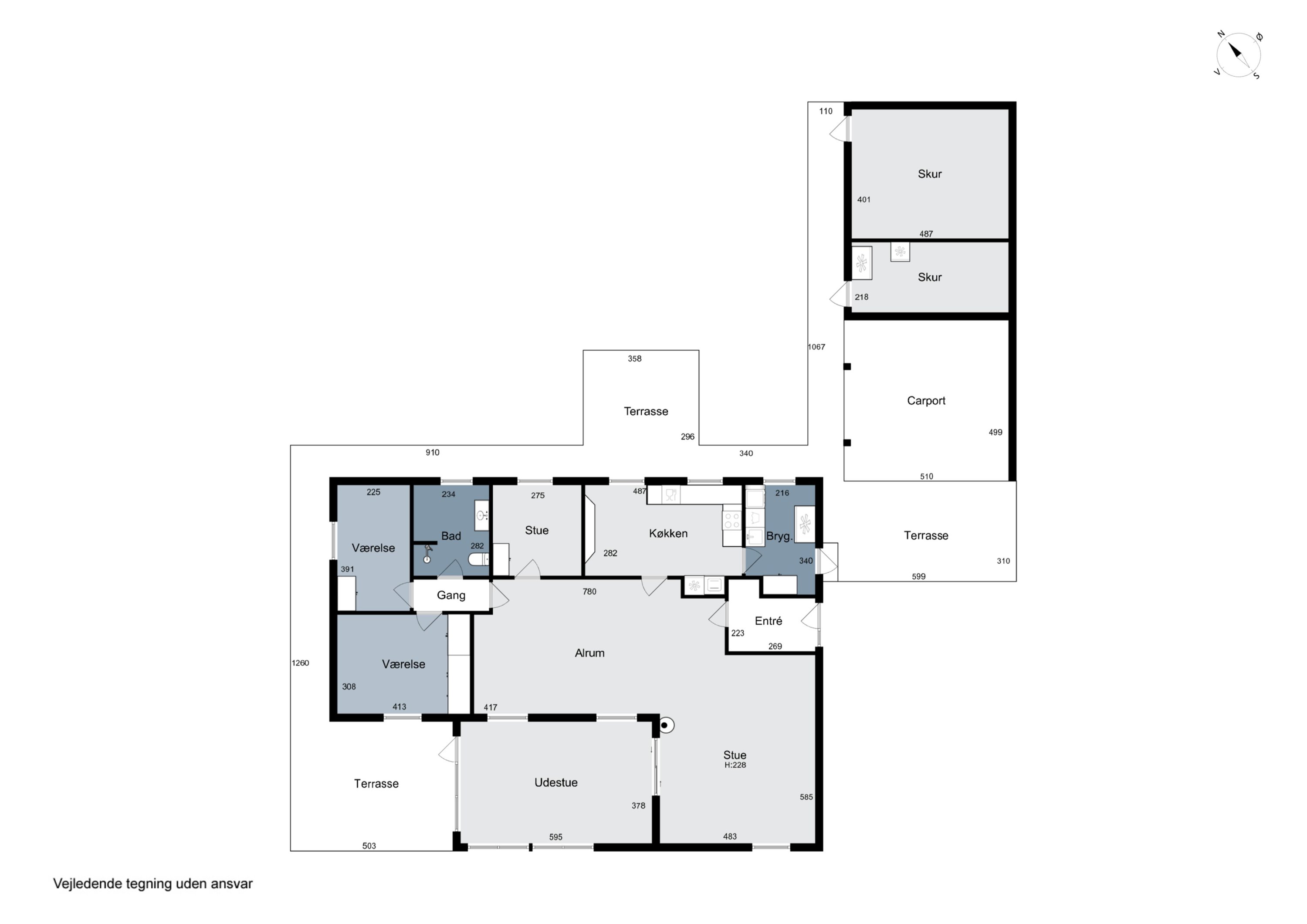 Plantegninger billede af Æblehaven 116, 6040 Egtved