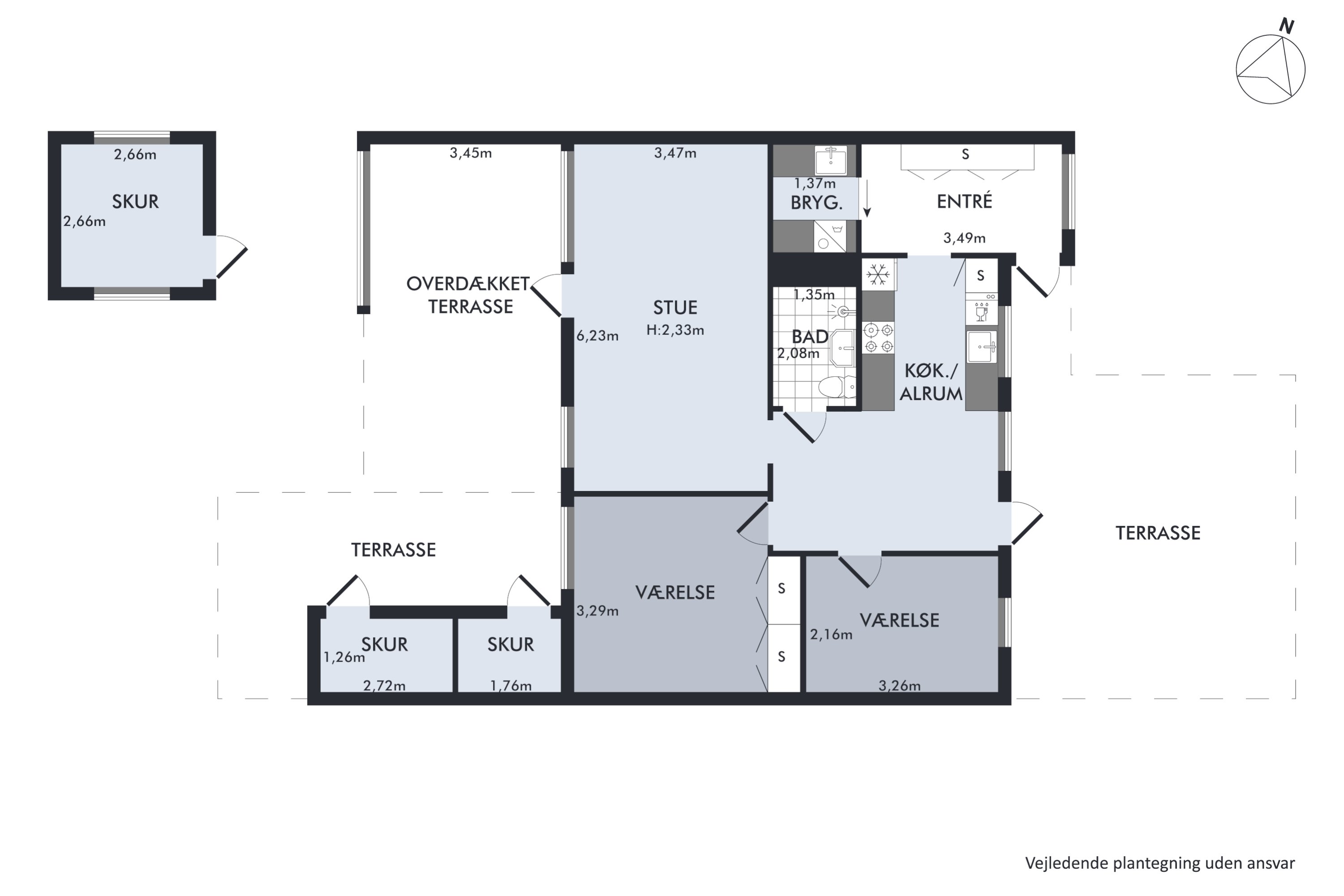 Plantegninger billede af Bergthorasvej 59, Højstrup, 5210 Odense NV