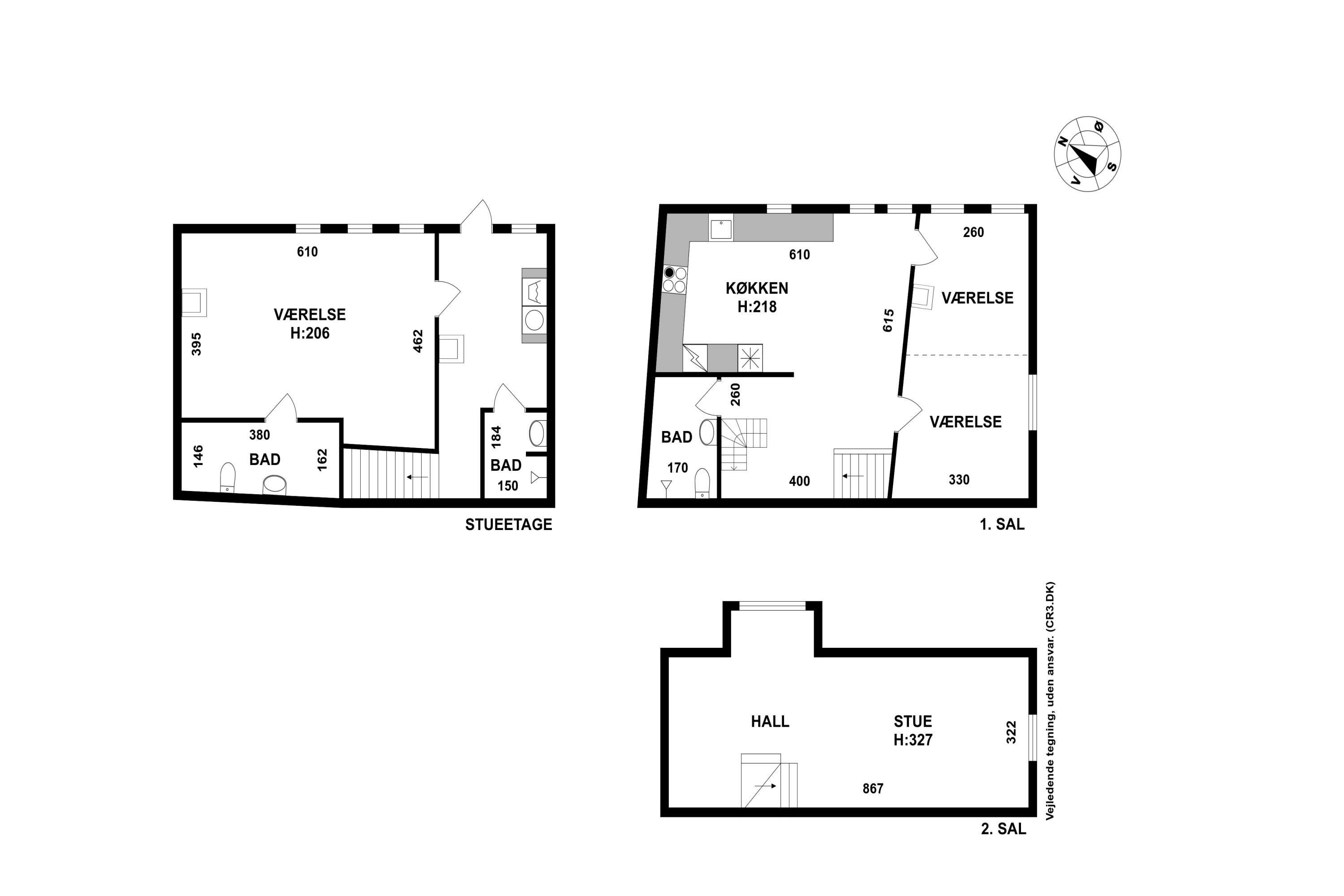 Plantegninger billede af Skyttenstræde 11C, 3000 Helsingør