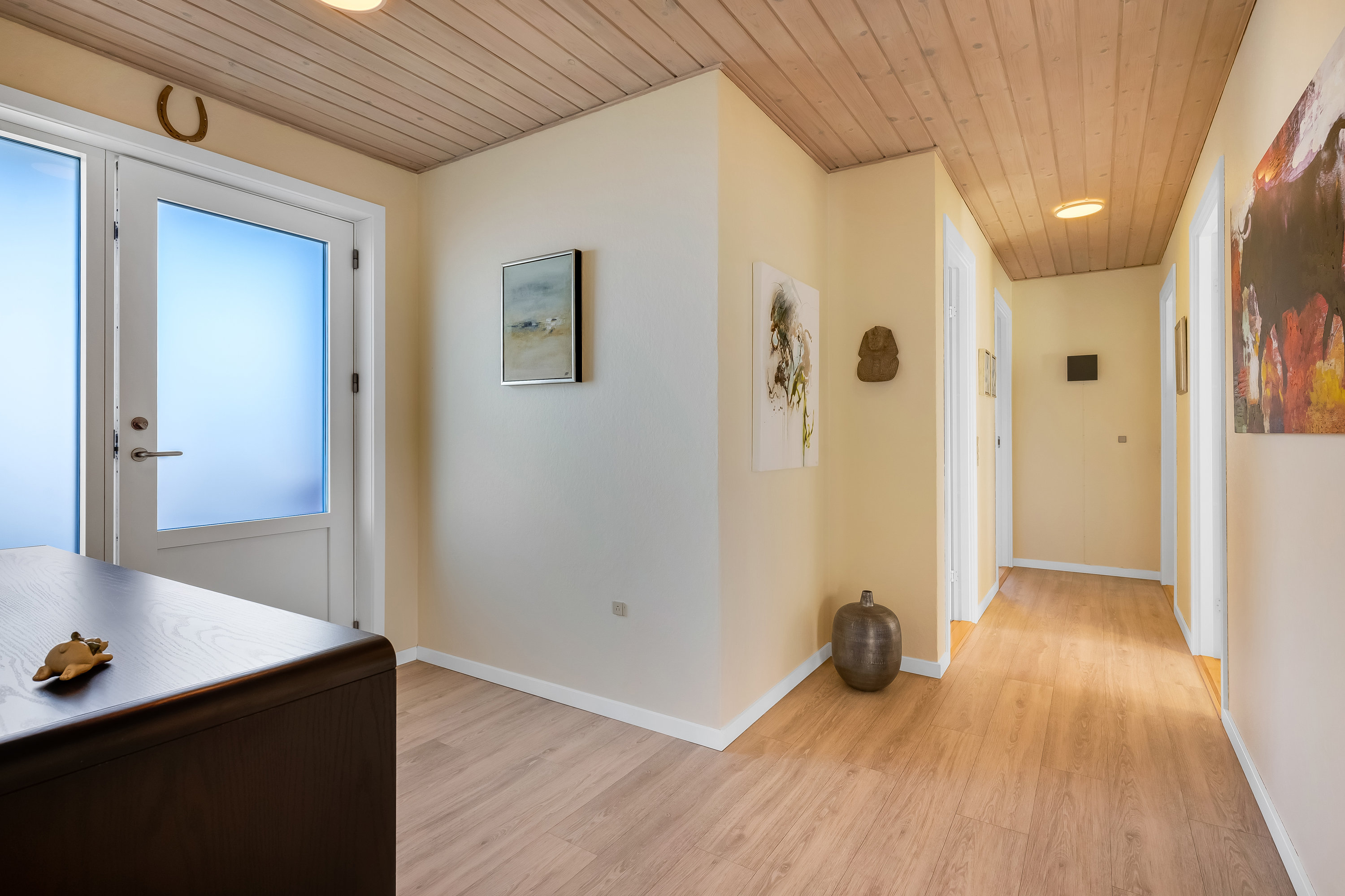 Fremhævet gang billede i fuldskærmstilstand. Billede af Kærsangervej 19, Rindum, 6950 Ringkøbing