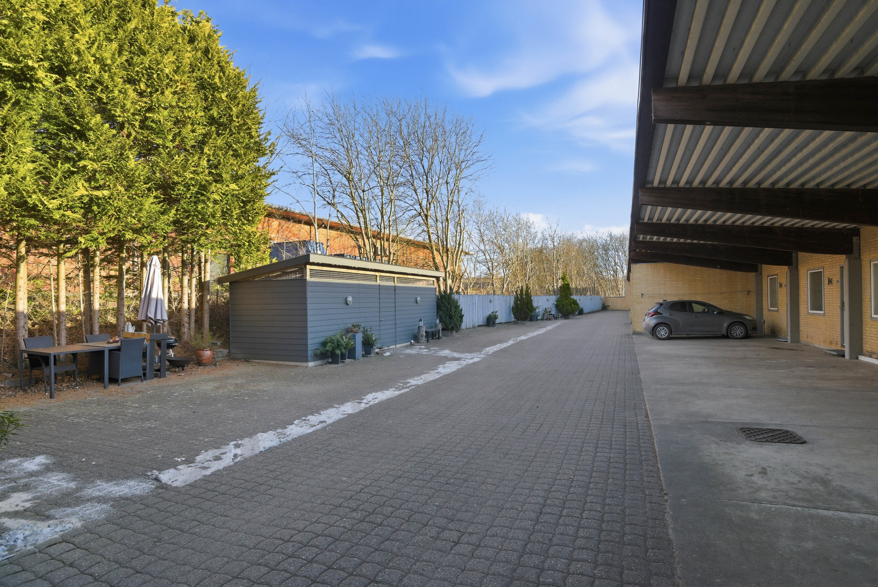 Fremhævet udenomsarealer billede i fuldskærmstilstand. Billede af Kildevej 23, 7500 Holstebro