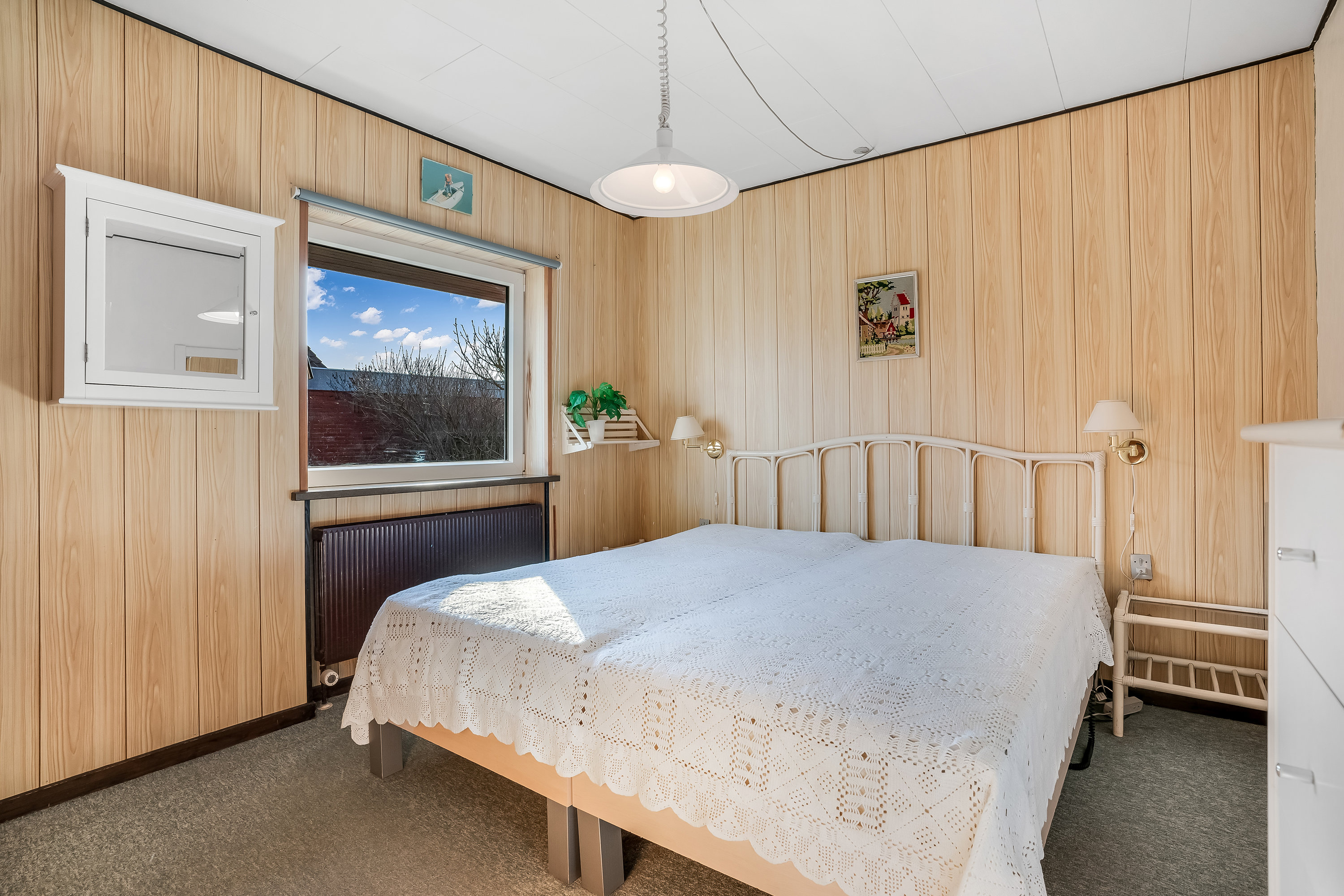Fremhævet soveværelse billede i fuldskærmstilstand. Billede af Østergade 22, 6960 Hvide Sande