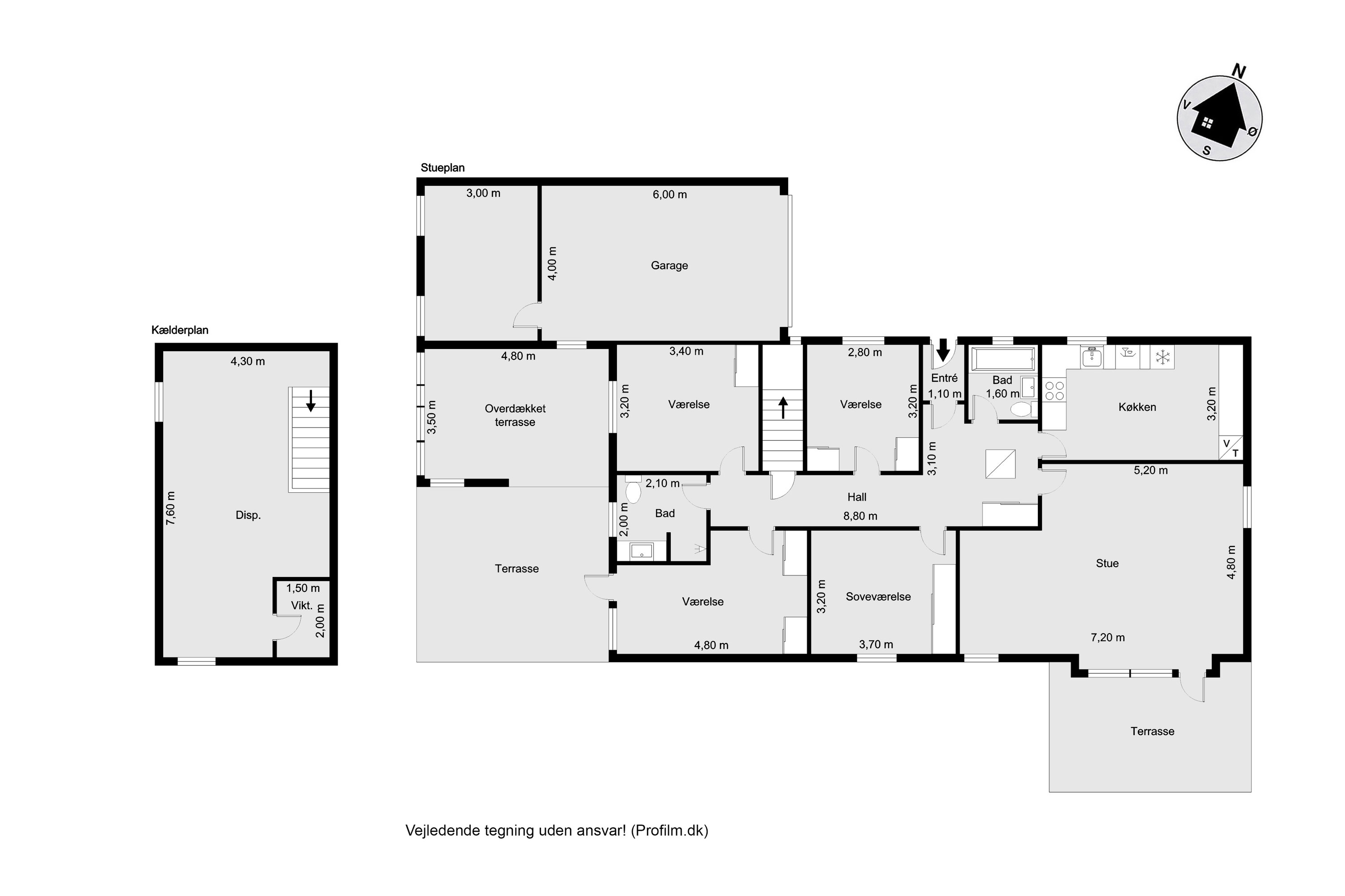 Plantegninger billede af Østergade 22, 6960 Hvide Sande