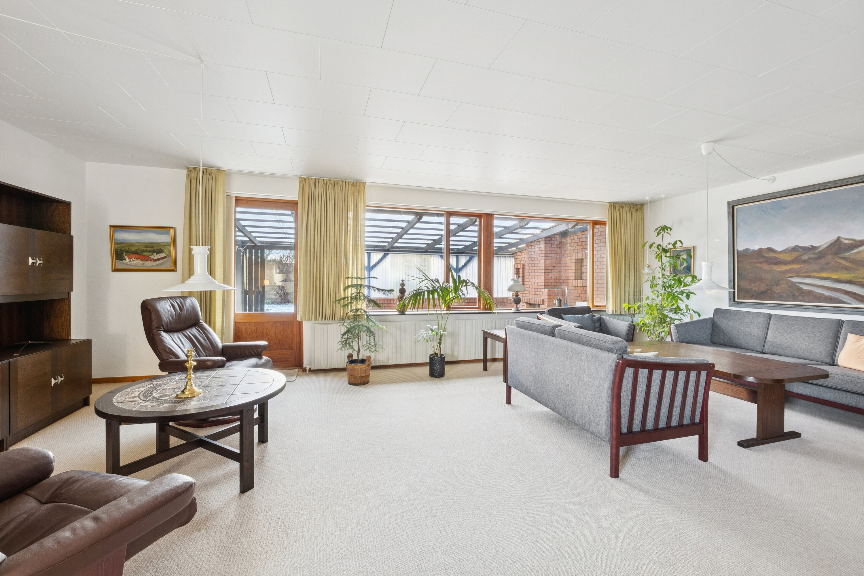 Fremhævet stue billede i fuldskærmstilstand. Billede af Villavej 11, Østerild, 7700 Thisted