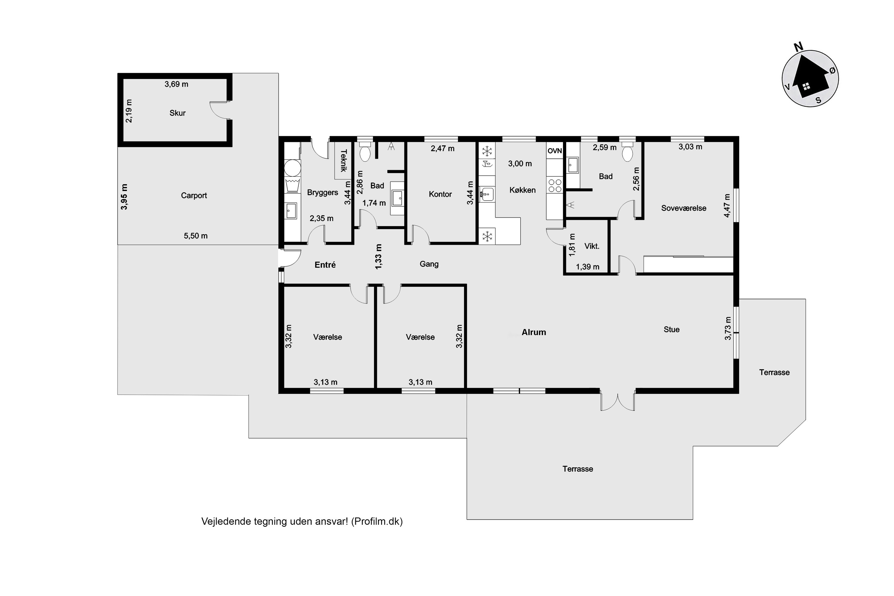 Plantegninger billede af Fjald 5, Halgårde, 7500 Holstebro