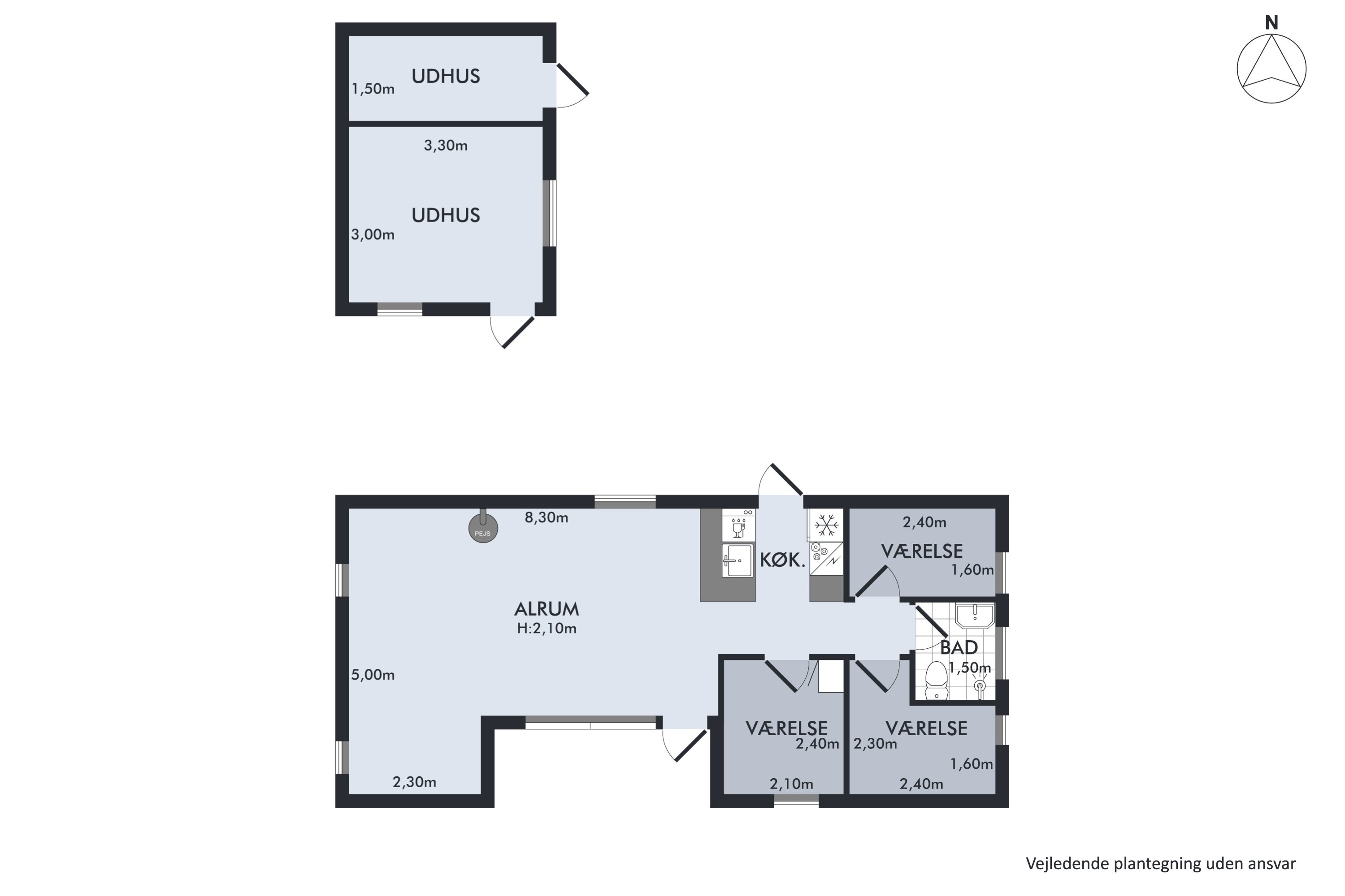 Plantegninger billede af Lynghøjen 10, Vesterø, 9940 Læsø