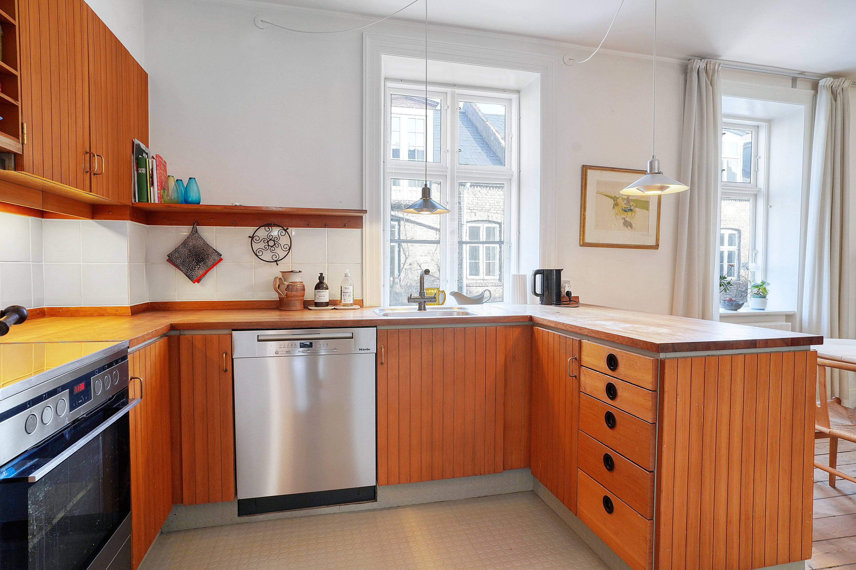 Fremhævet køkken billede i fuldskærmstilstand. Billede af Høyensgade 32, 2100 København Ø