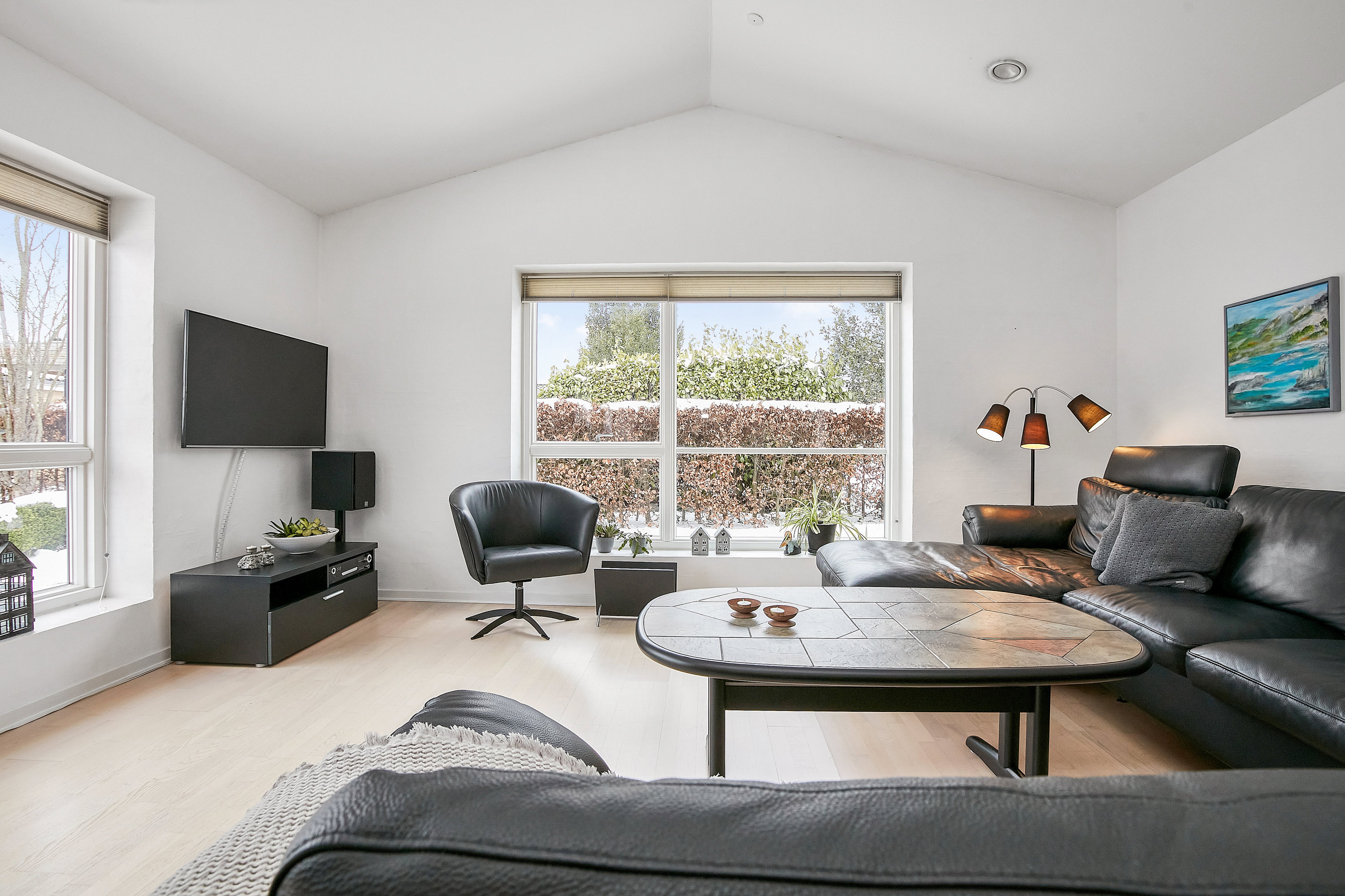 Fremhævet stue billede i fuldskærmstilstand. Billede af Gl Egebjergvej 26C, Egebjerg, 8700 Horsens