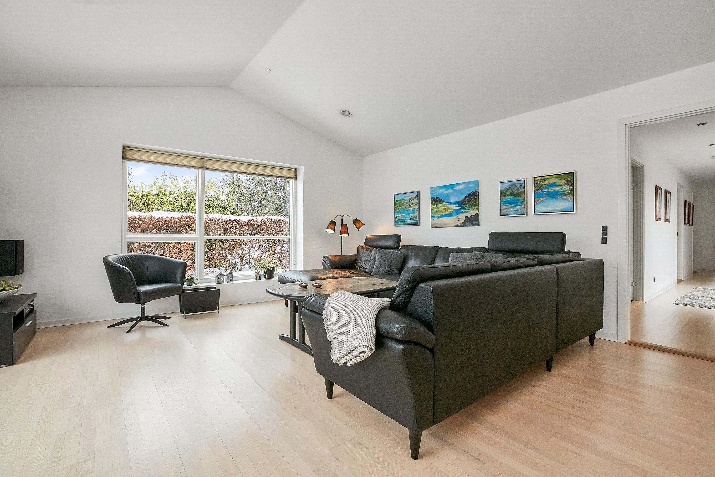 Fremhævet stue billede i fuldskærmstilstand. Billede af Gl Egebjergvej 26C, Egebjerg, 8700 Horsens