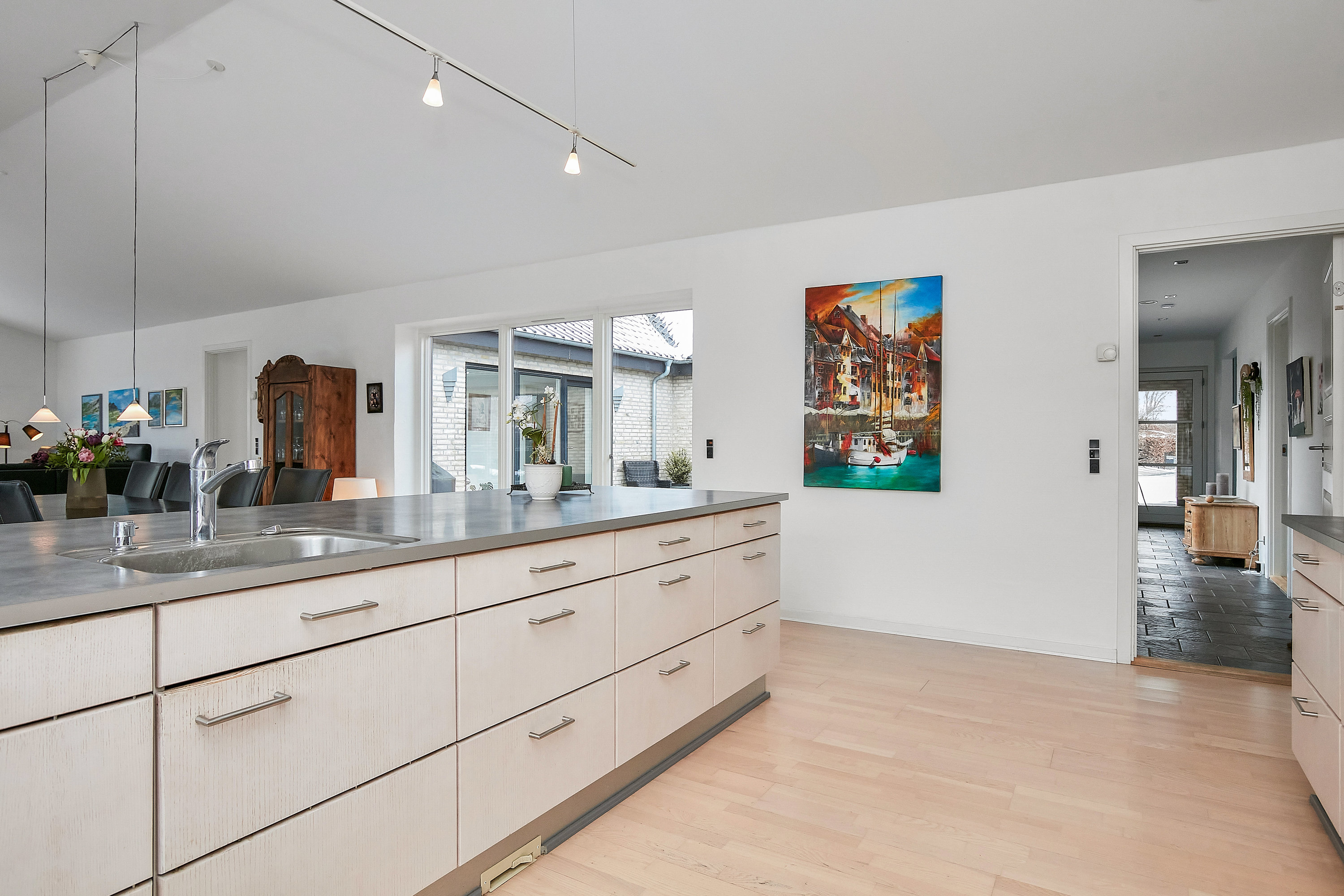 Fremhævet køkken alrum billede i fuldskærmstilstand. Billede af Gl Egebjergvej 26C, Egebjerg, 8700 Horsens