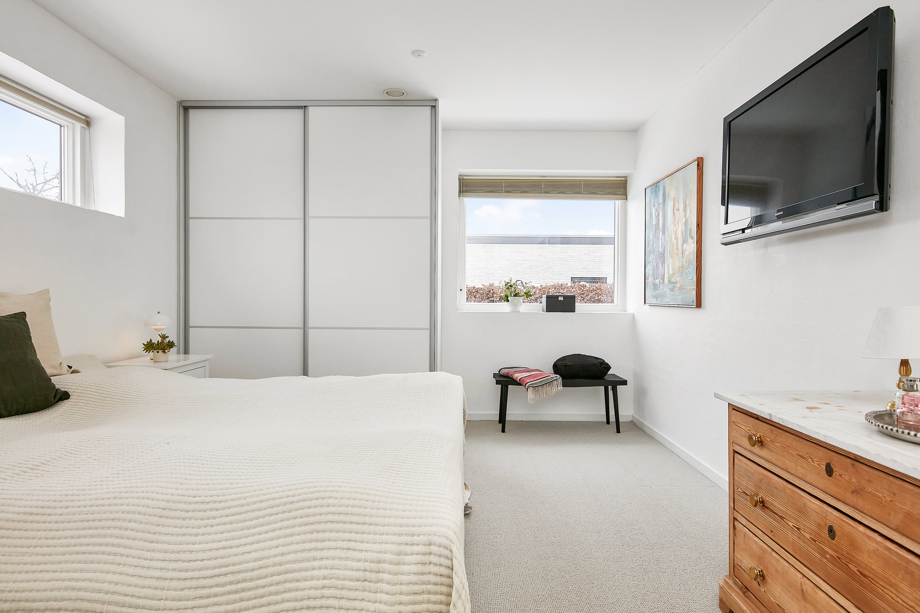 Fremhævet soveværelse billede i fuldskærmstilstand. Billede af Gl Egebjergvej 26C, Egebjerg, 8700 Horsens