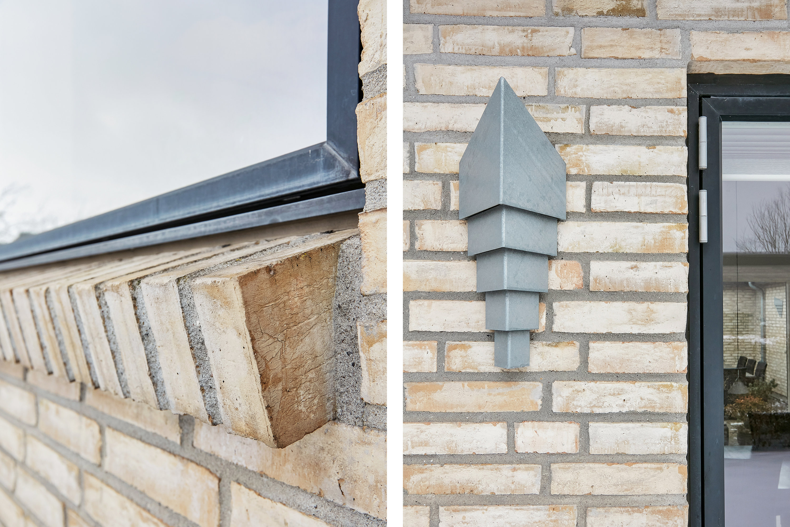 Fremhævet detaljer - facade billede i fuldskærmstilstand. Billede af Gl Egebjergvej 26C, Egebjerg, 8700 Horsens