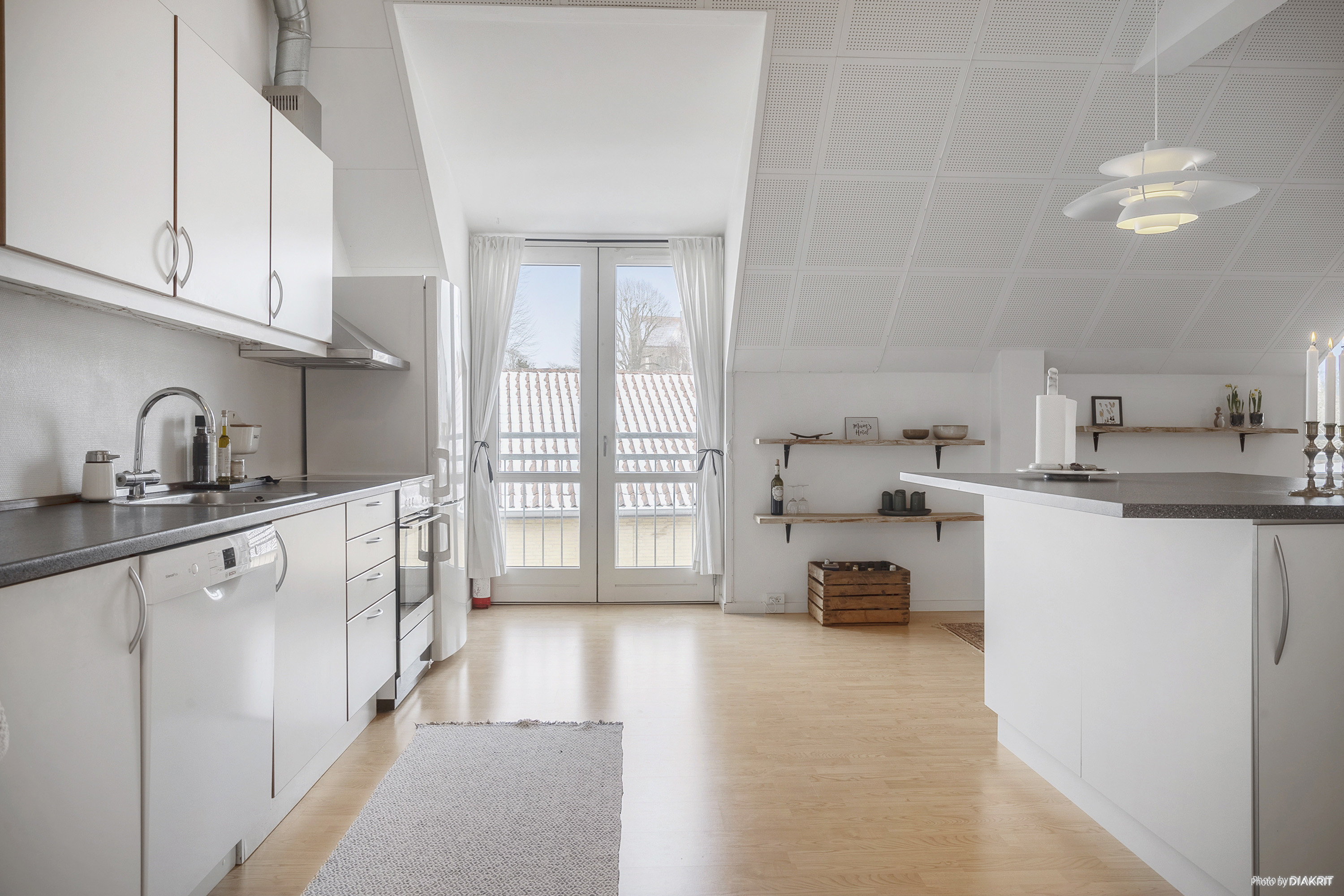 Fremhævet køkken billede i fuldskærmstilstand. Billede af Møllevej 2D, 4140 Borup