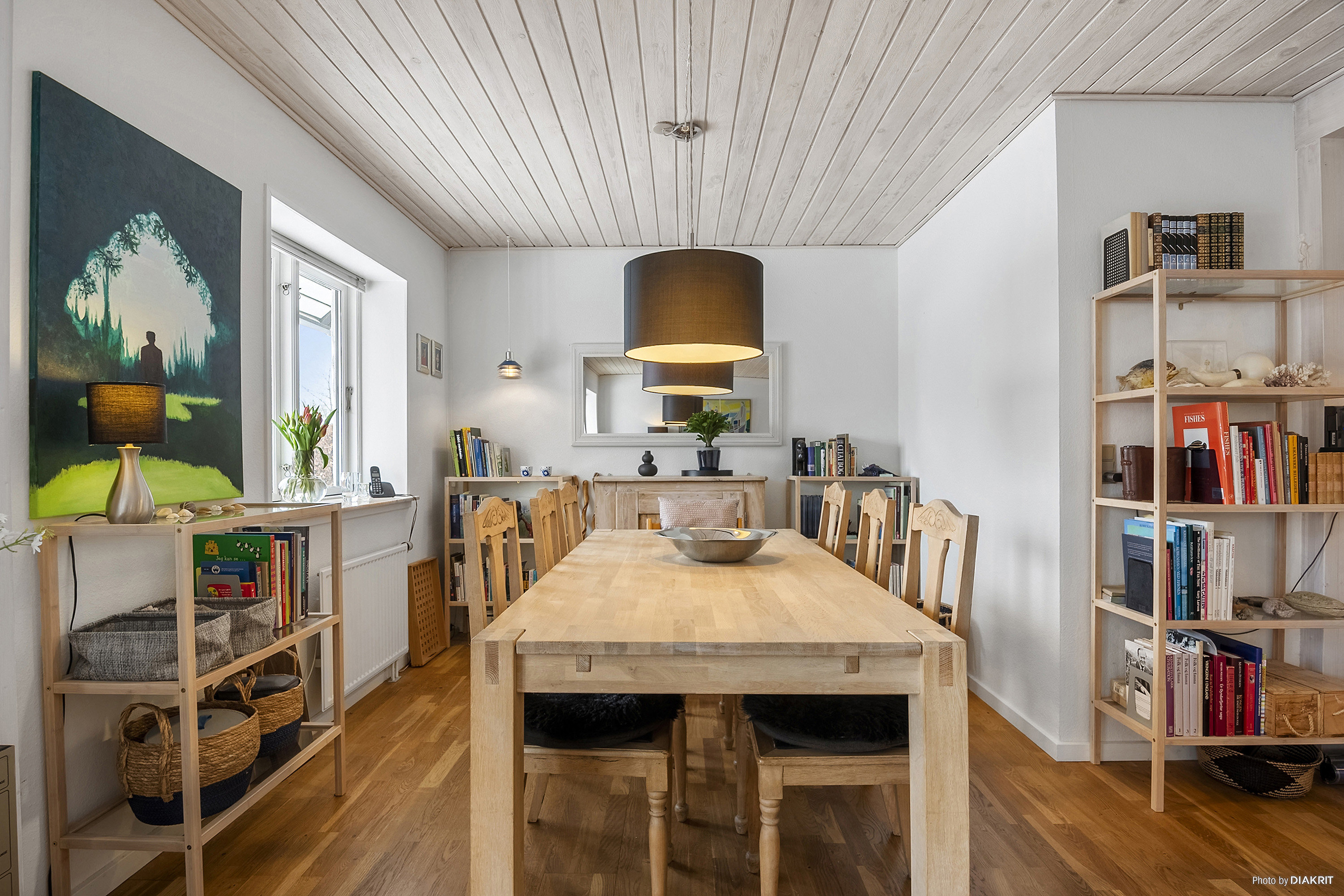 Fremhævet spisestue billede i fuldskærmstilstand. Billede af Skolevej 17L, 4632 Bjæverskov
